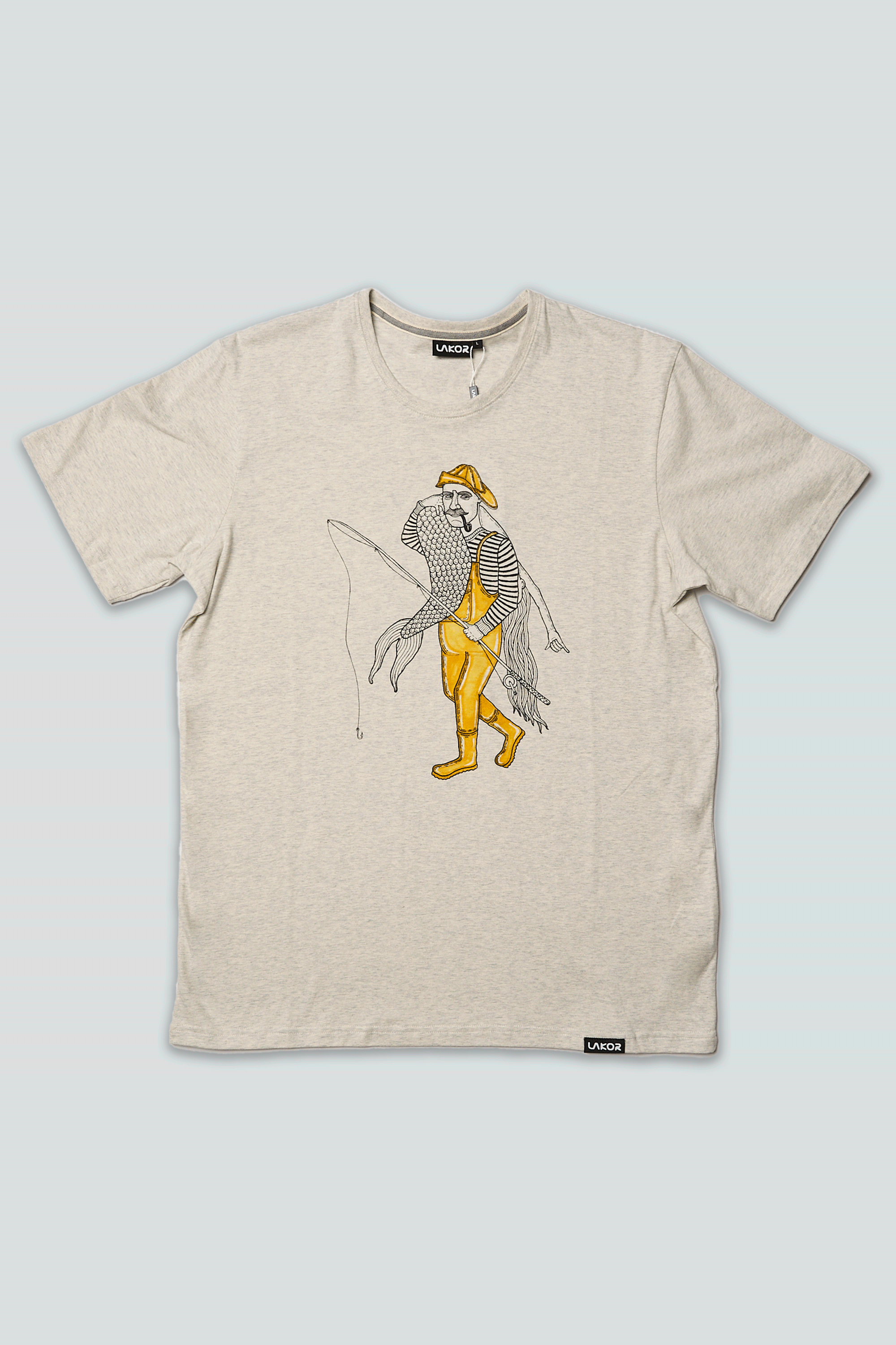 Catch of a Lifetime T-shirt (Oatmeal Melange)