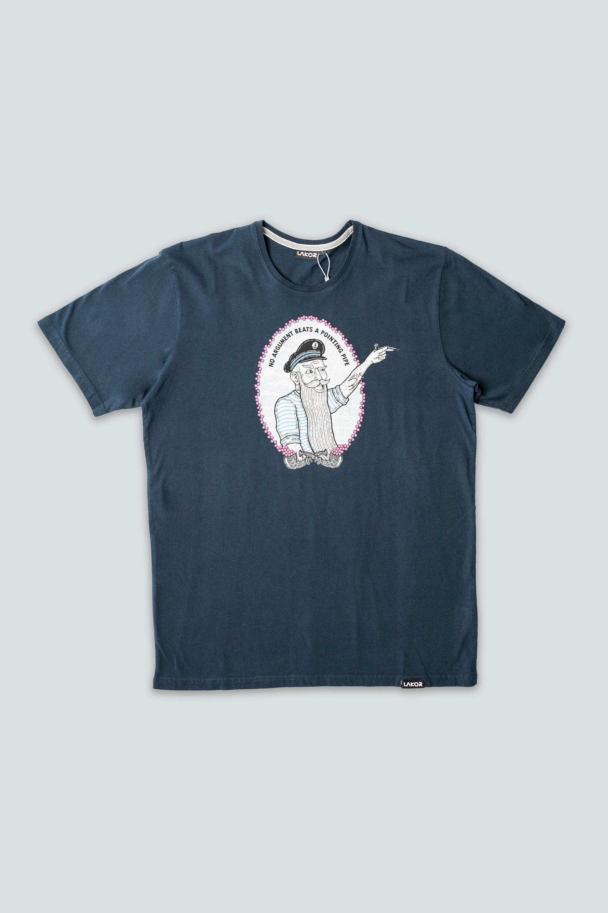 LAKOR End of Discussion T-shirt T-Shirt Blueberry