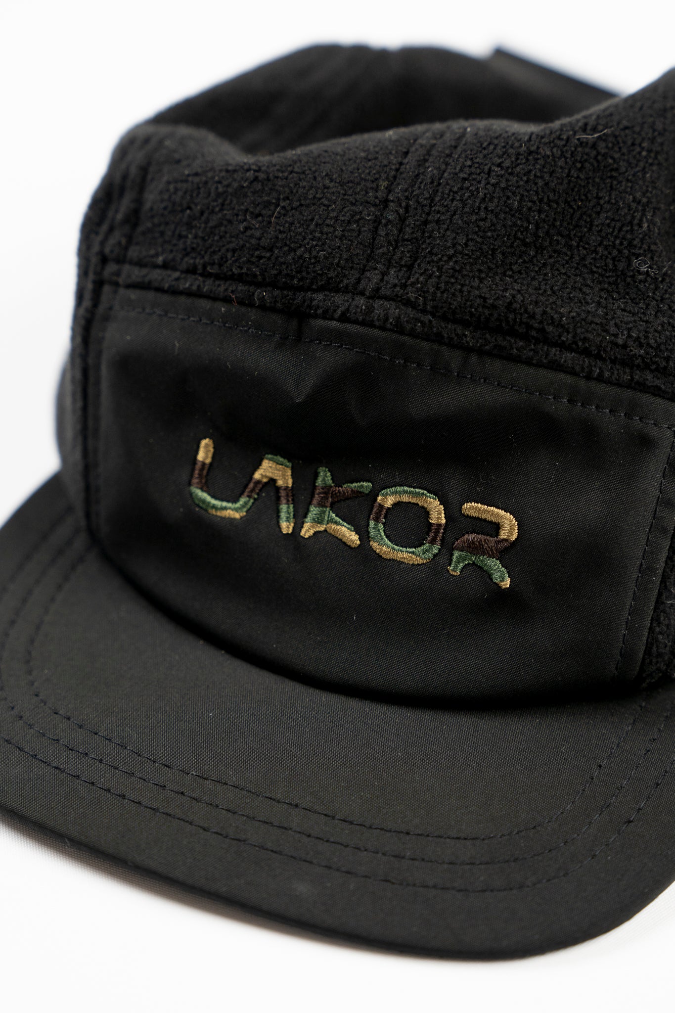 LAKOR Logo Fleece Cap Headwear Black