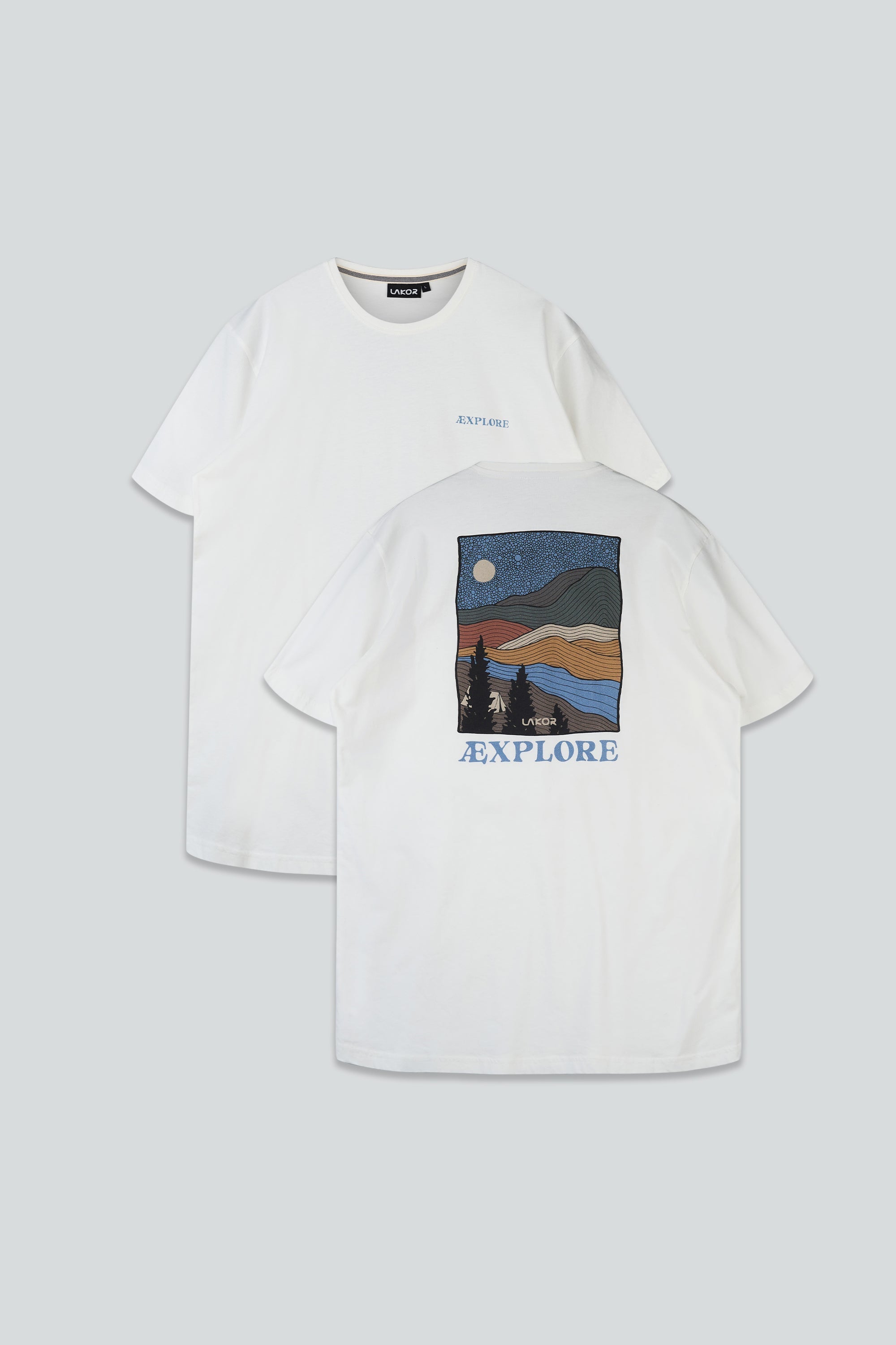 LAKOR Out There T-shirt T-Shirt Star White