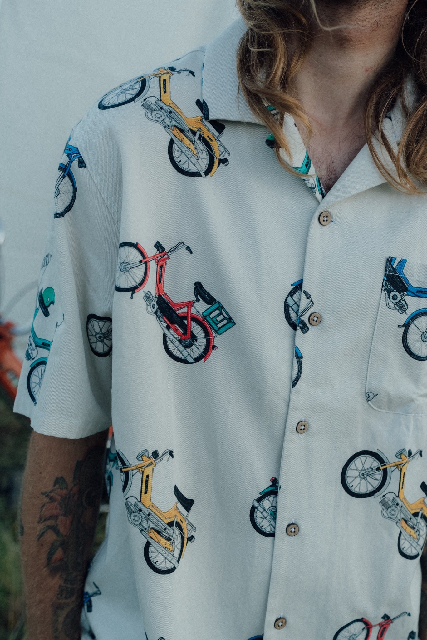 Puch Color Short Sleeve Shirt (Star White)