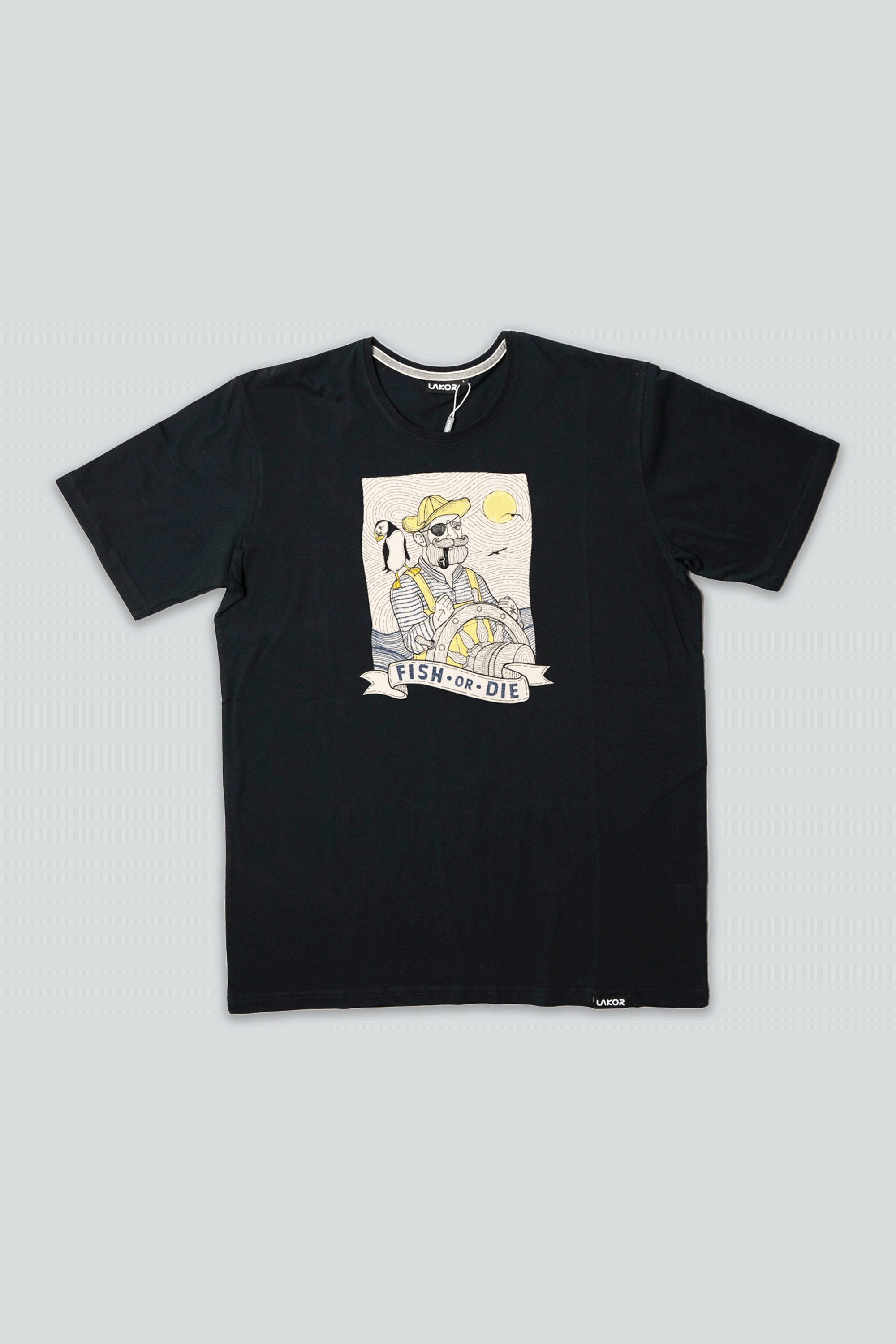LAKOR Seaparrot & Shipster T-shirt T-Shirt Moonless Night