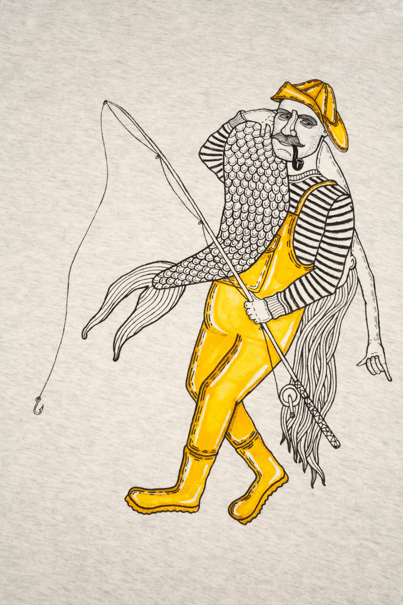 Catch of a Lifetime T-shirt (Oatmeal Melange)