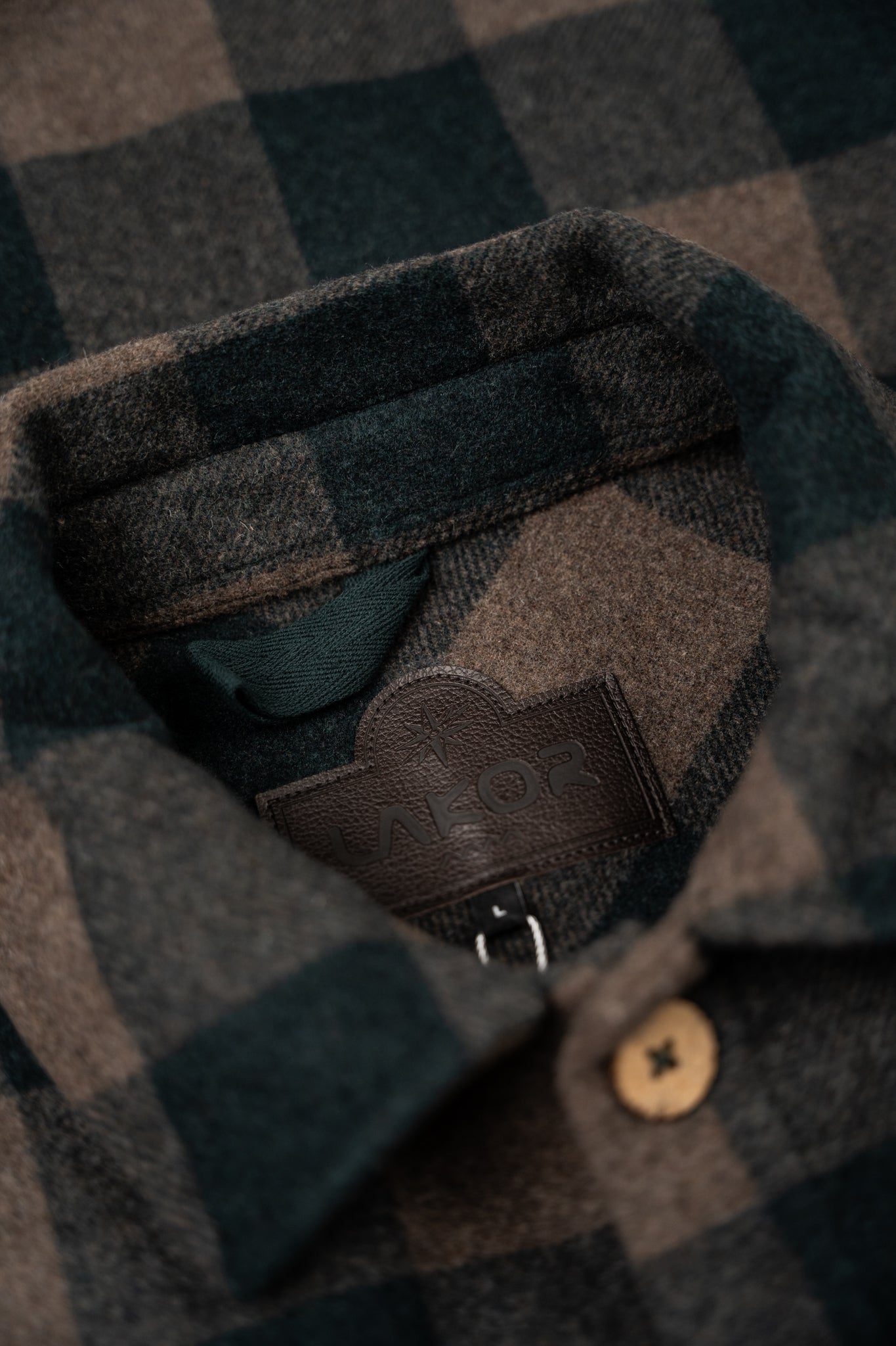 Birler Wool Jacket (Morel/Green Gables)