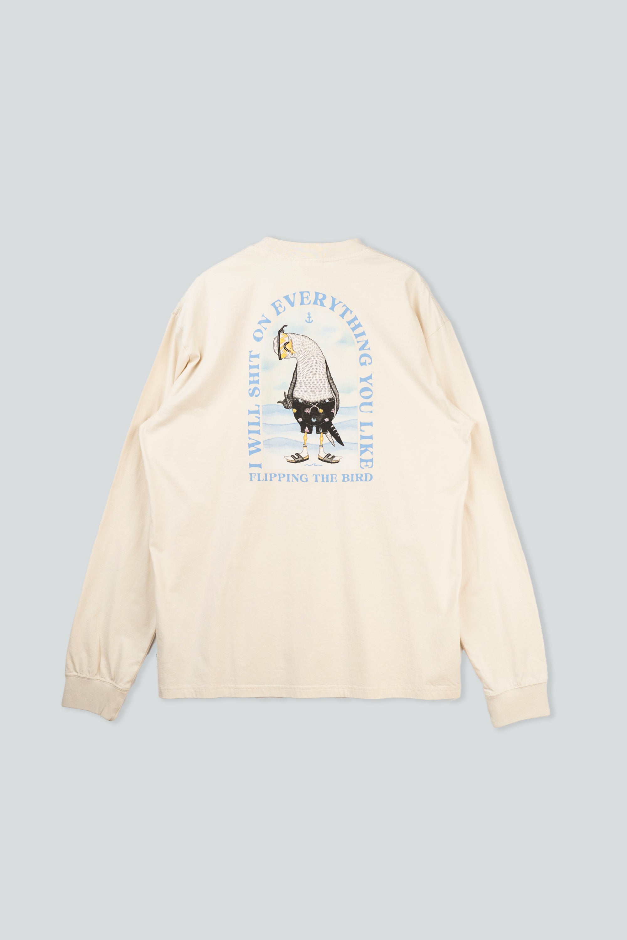 LAKOR Back Flipping Boxfit LS T-shirt T-Shirt Rainy Day