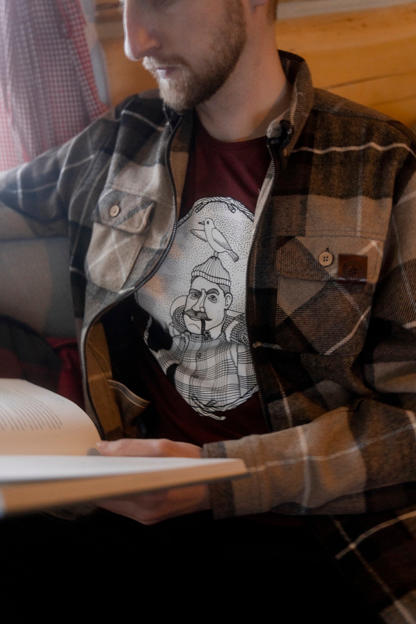 Beaver Shirt Jacket - Brown