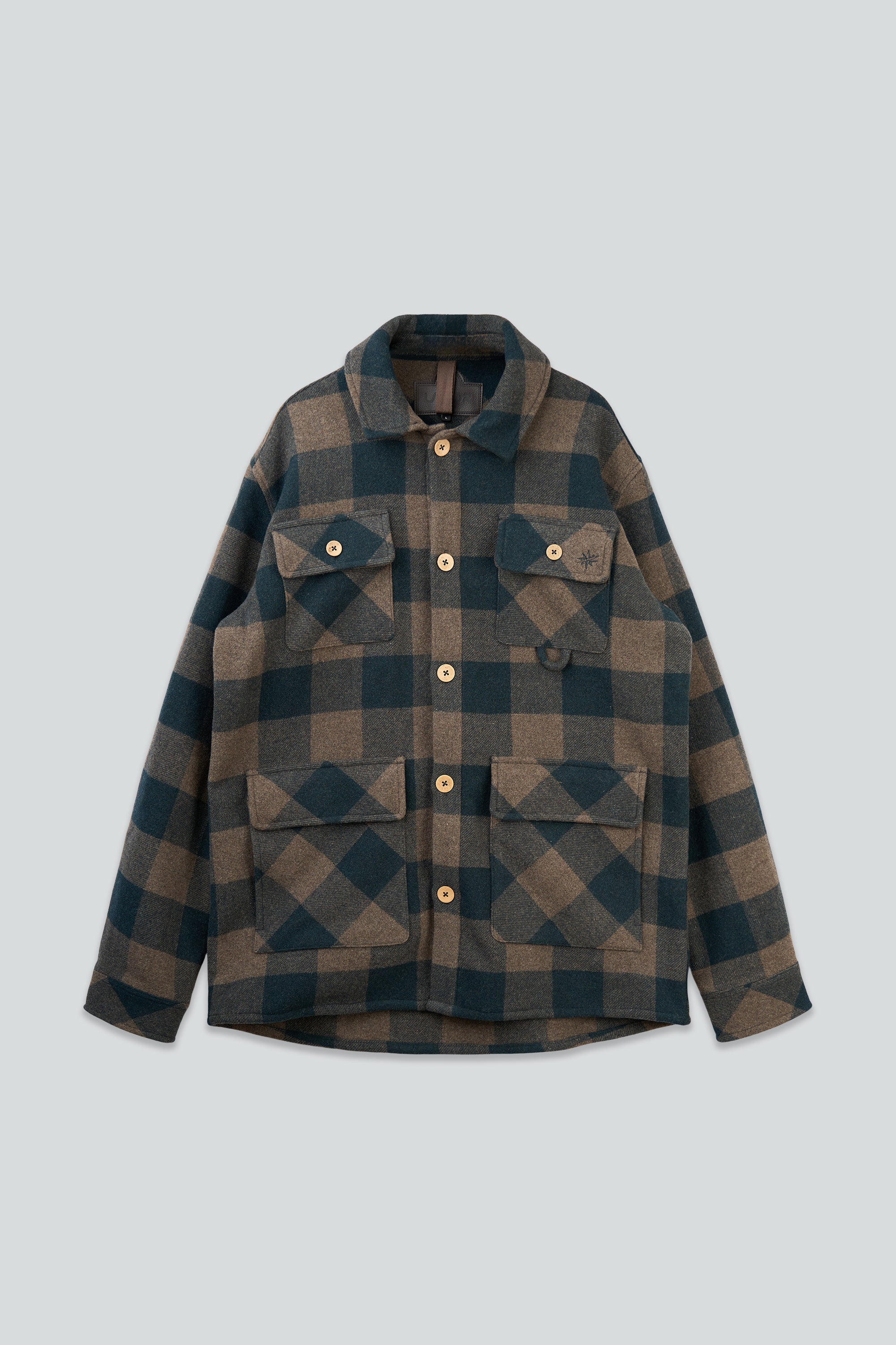 Birler Wool Jacket (Morel/Green Gables)