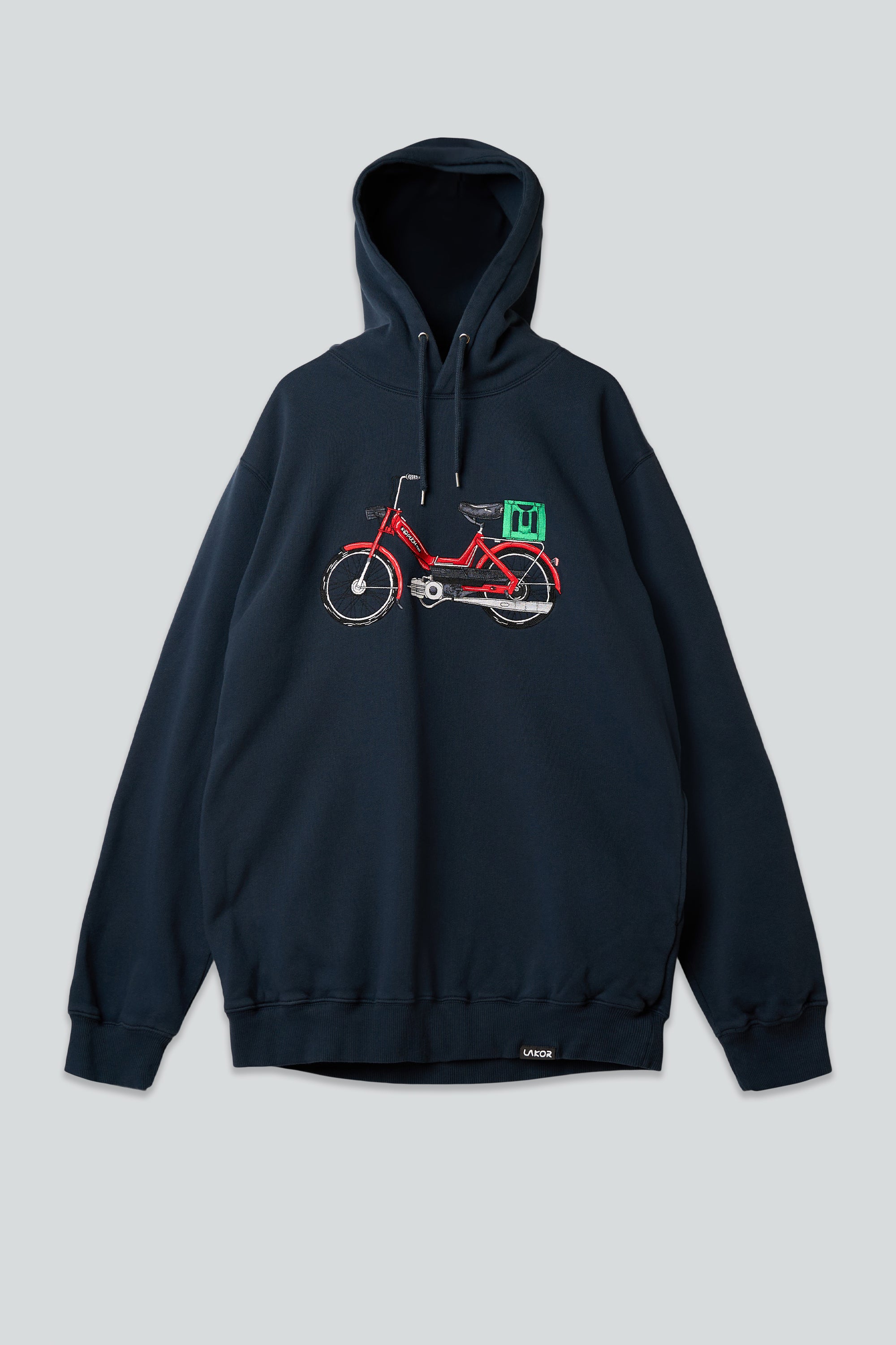 Red Maxi Hoodie (Blueberry)