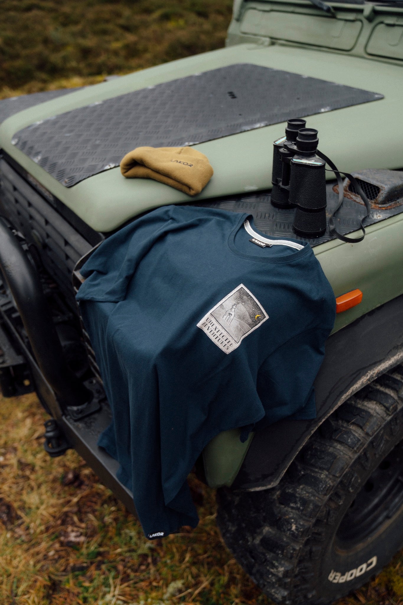 LAKOR Bottle Post T-shirt T-Shirt Blueberry