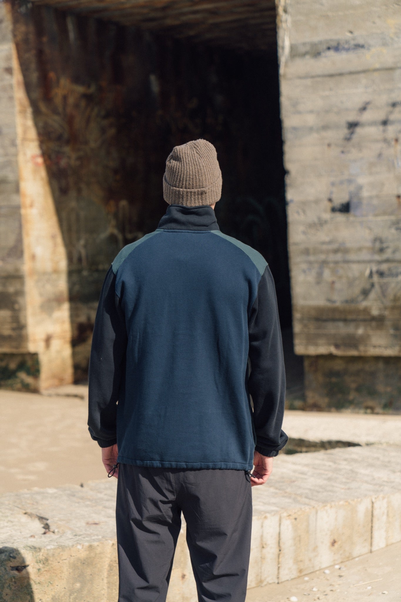 LAKOR Colorblock Half Zip Sweatshirt Multicolor