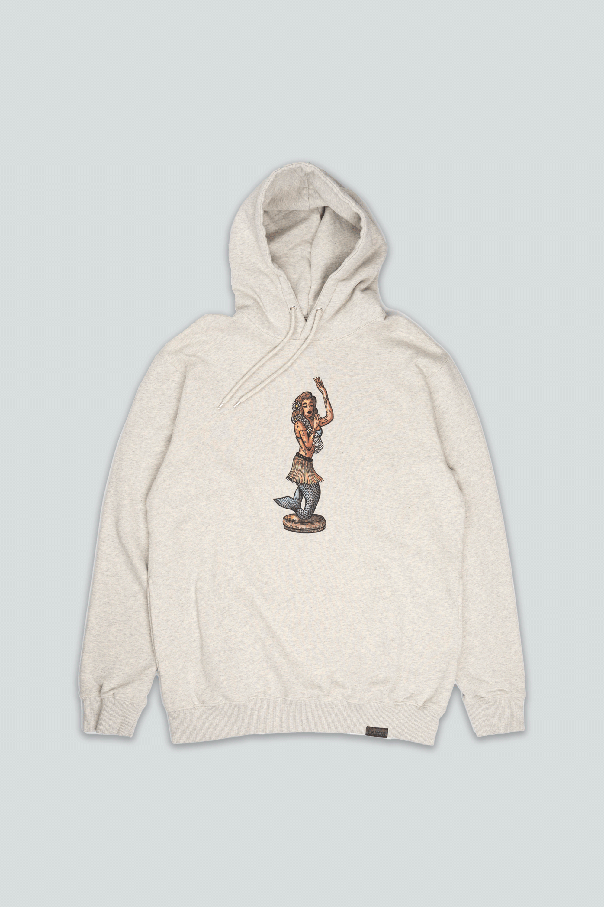 LAKOR Dashboard Hula Hoodie Sweatshirt Oatmeal Melange