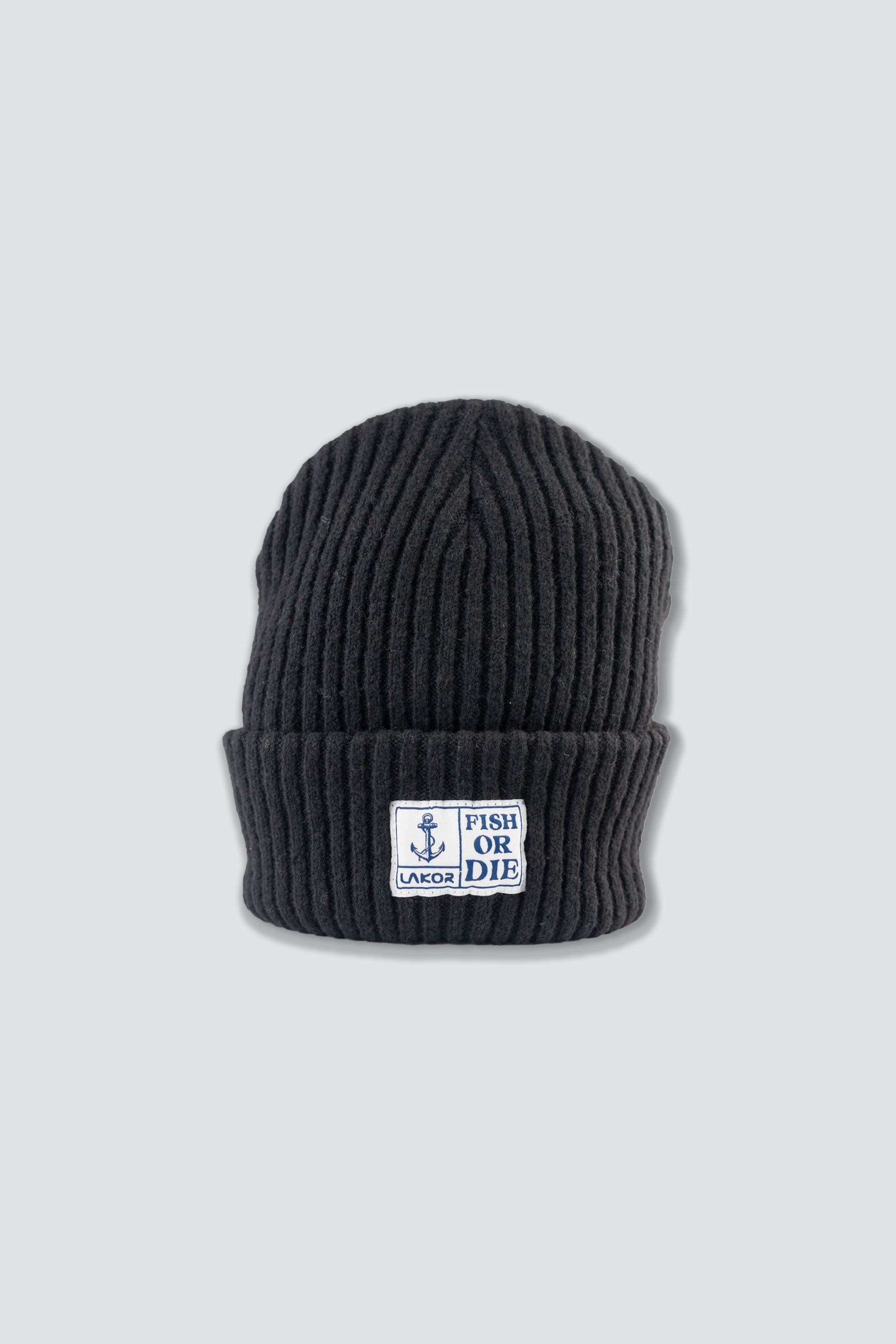 LAKOR Fish or Die Beanie Headwear Black