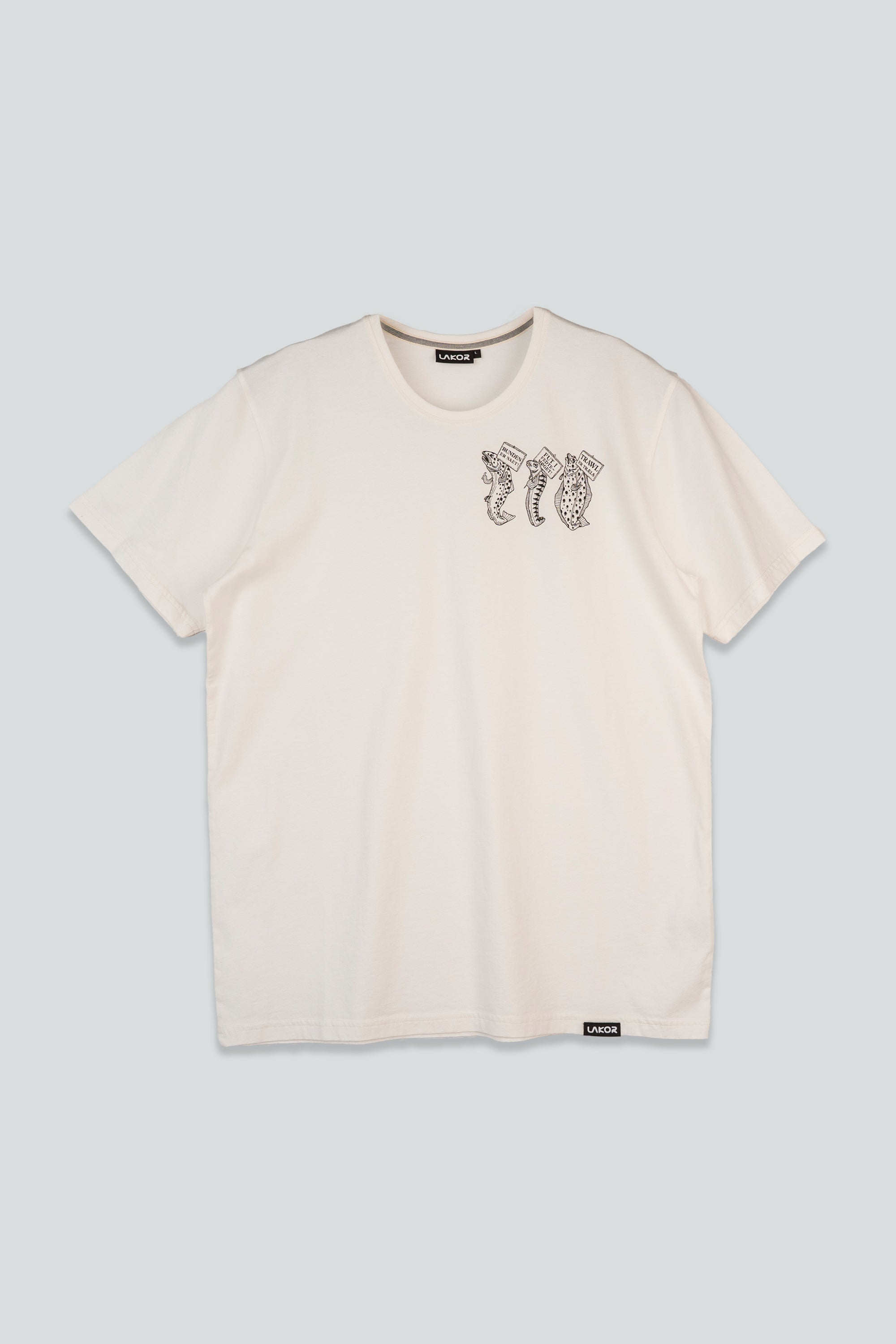 Fishdemonstration T-shirt (Star White)