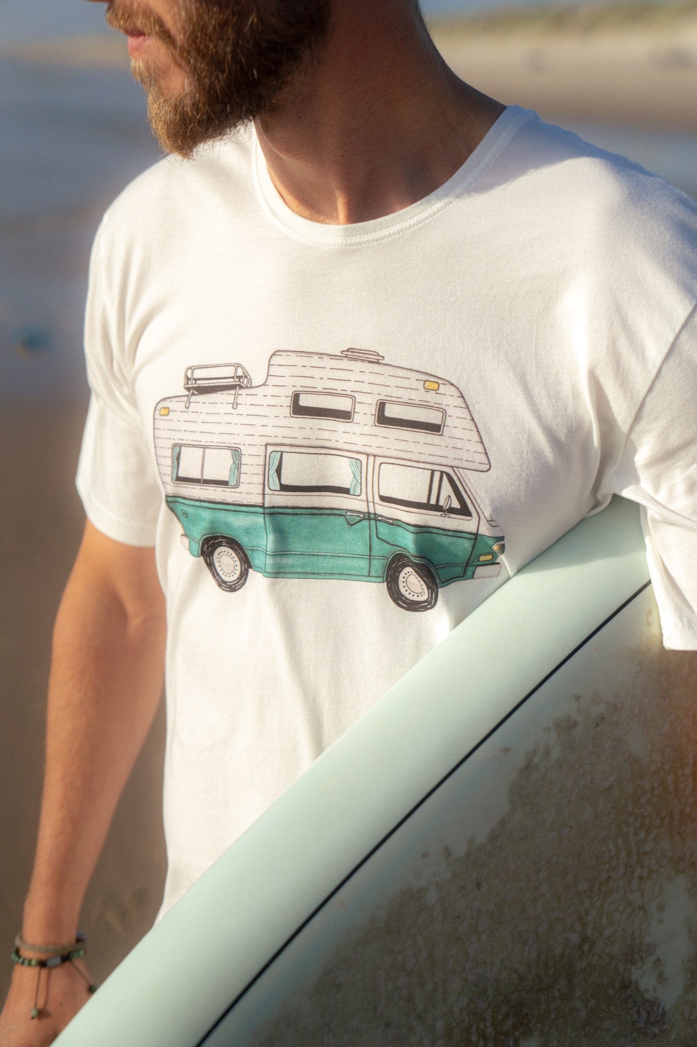 LAKOR Forest Camper T-shirt T-Shirt Star White