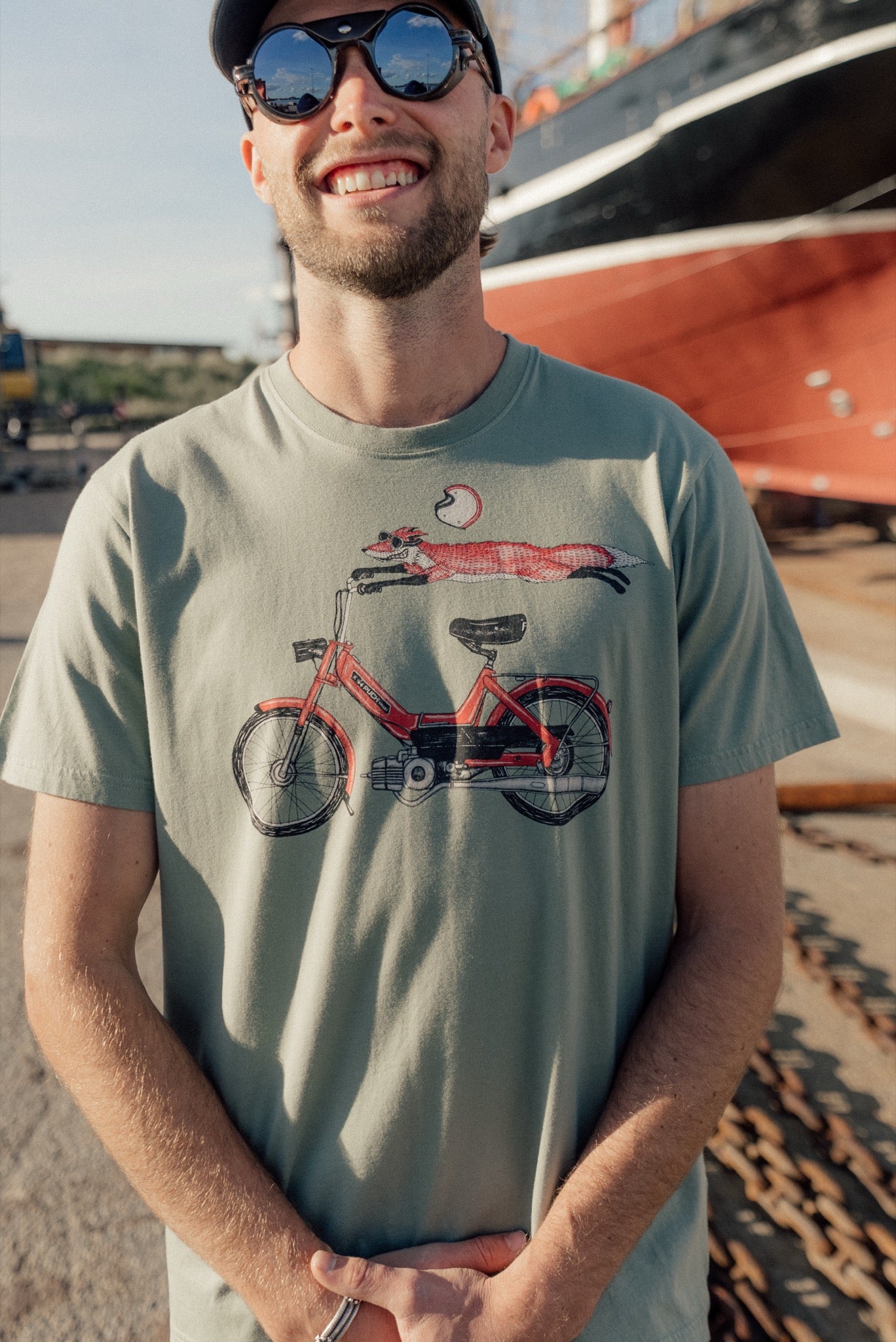 LAKOR Foxtail T-shirt T-Shirt Sea Spray