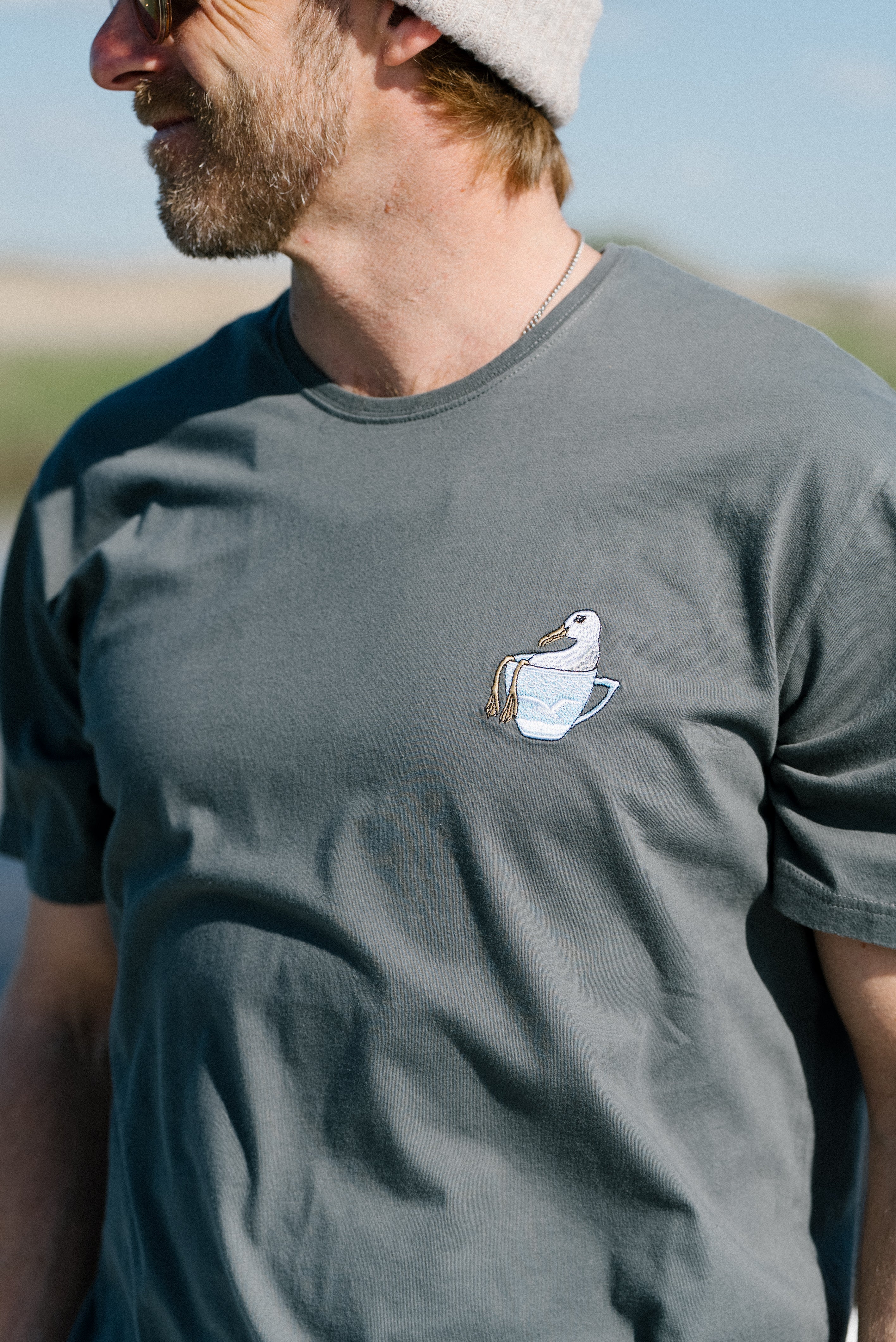 Mini Seagull in a Cup T-shirt (Urban Chic)