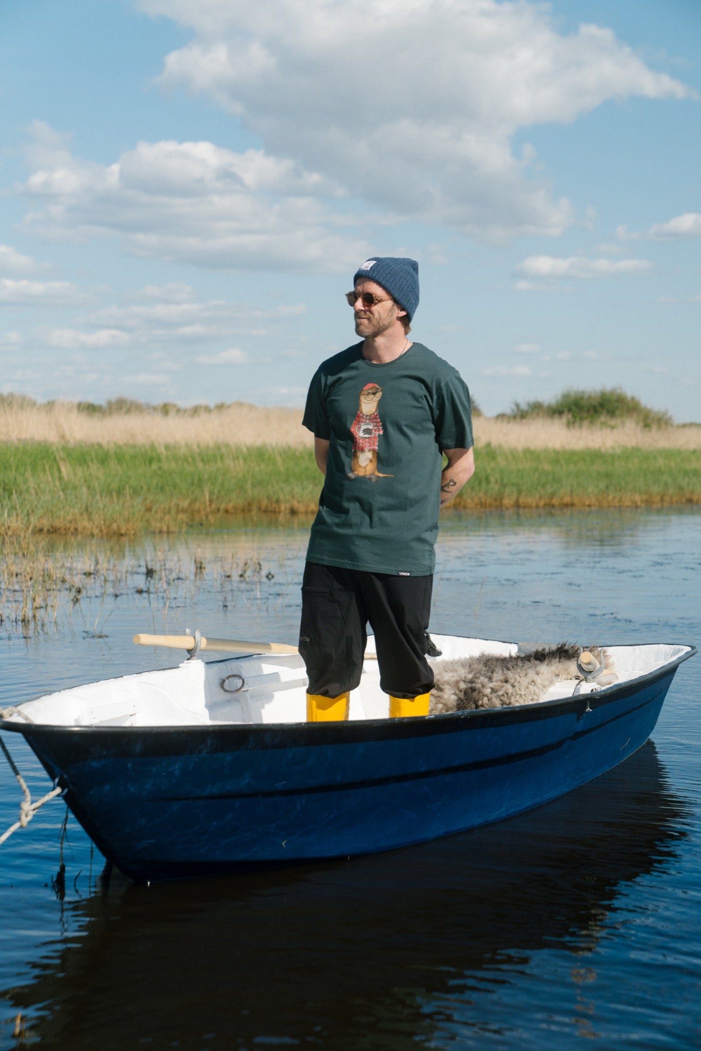 An Otter Coffee T-shirt (Green Gables)