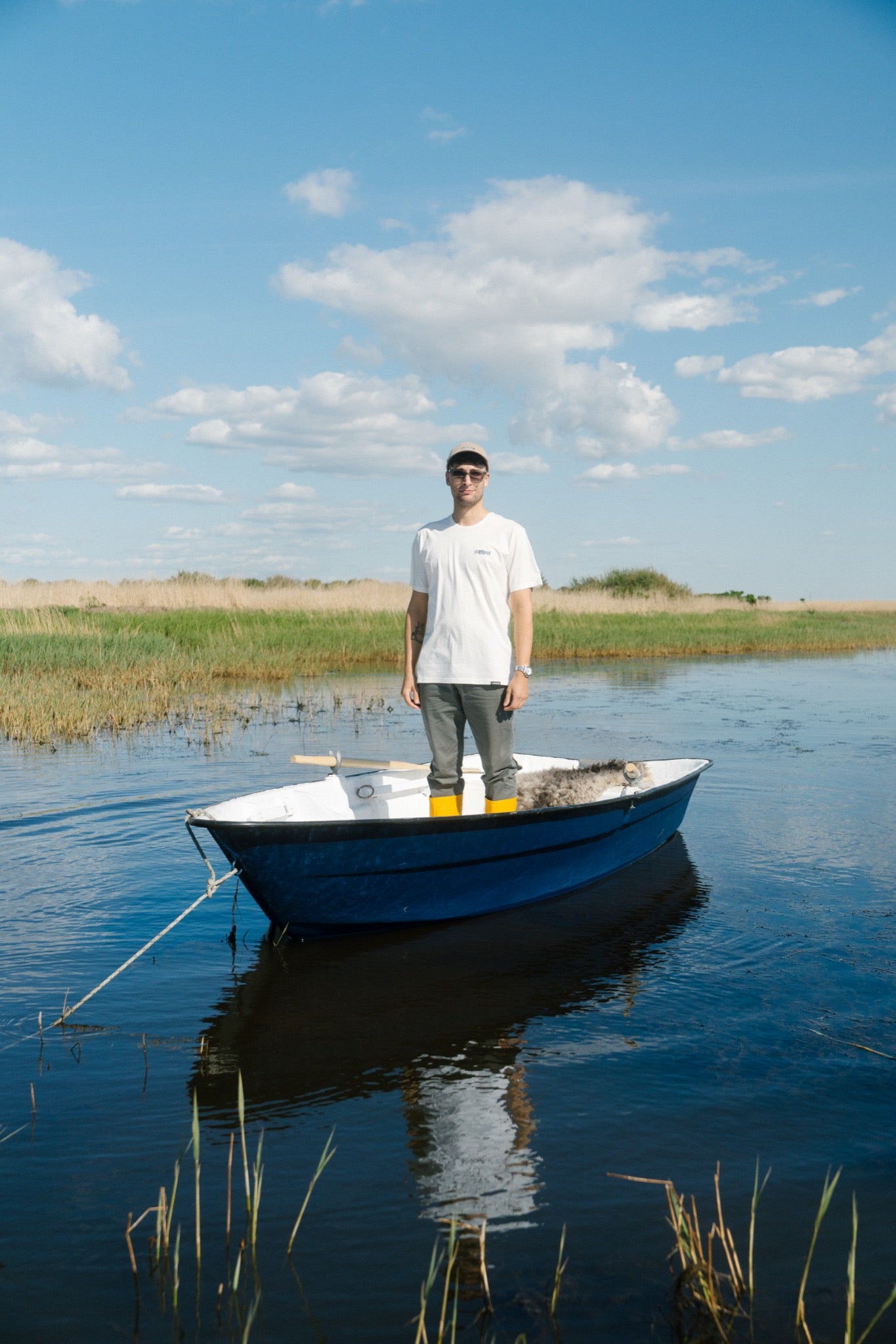 Mini Smoking Salmon T-shirt (Star White)