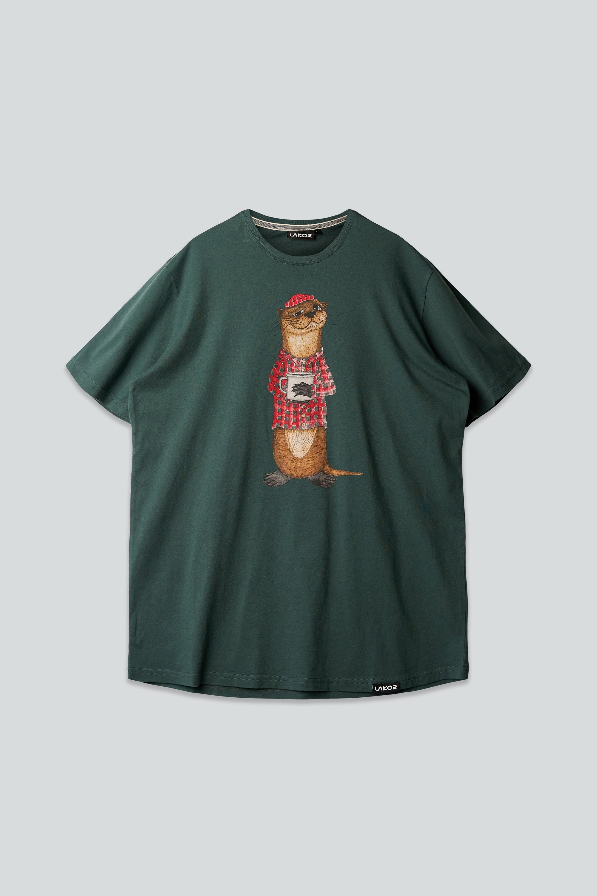 An Otter Coffee T-shirt (Green Gables)
