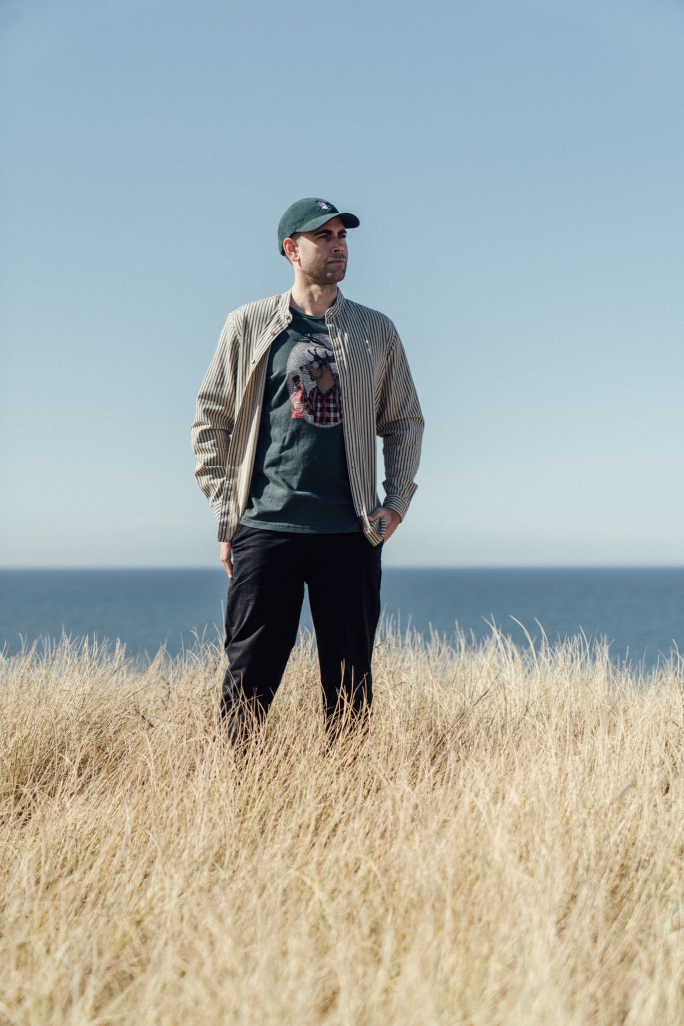 Kløvedal Shirt - Green Gables/White Pepper