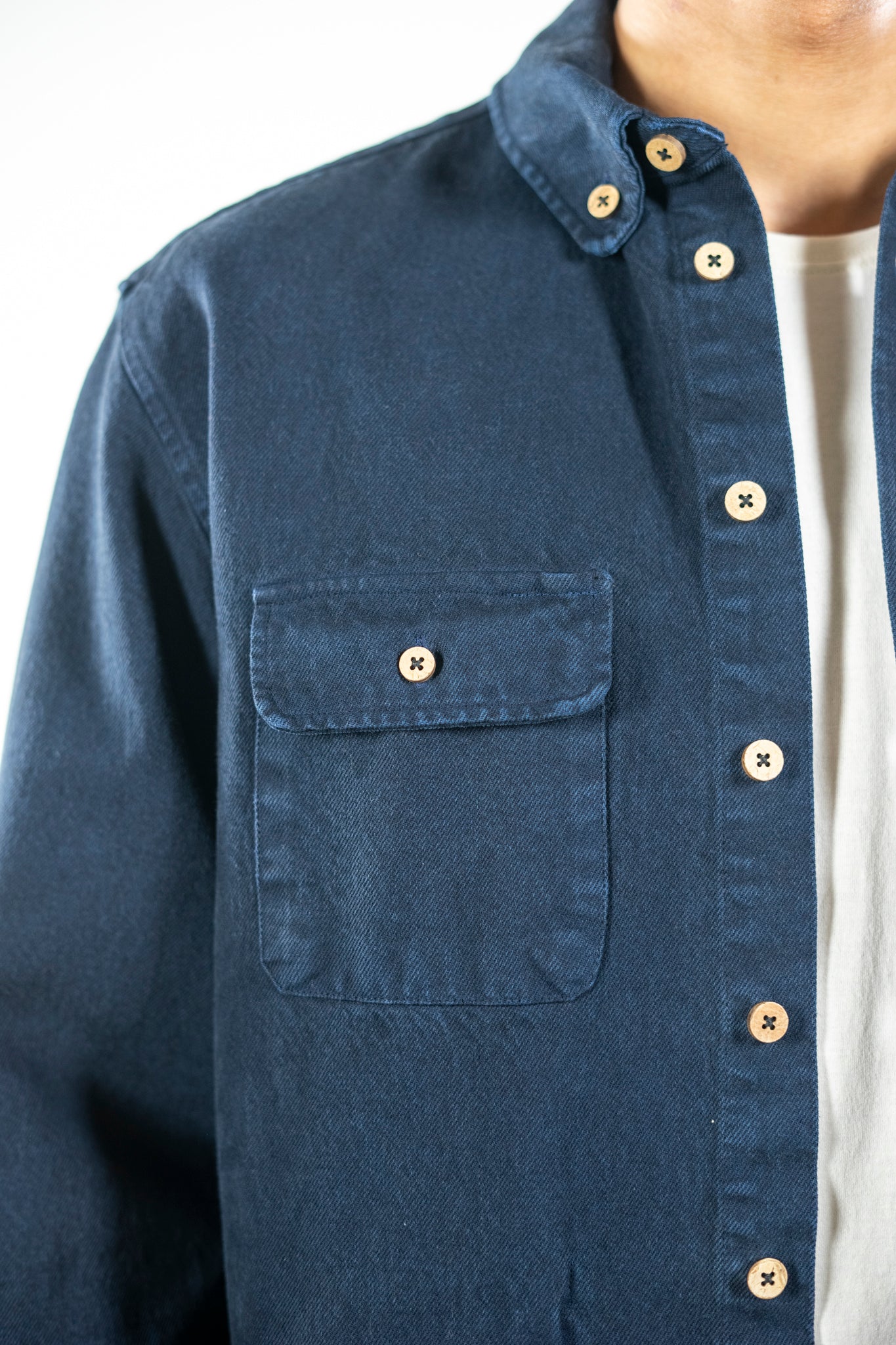 LAKOR Knokkel Shirt Overshirt Navy