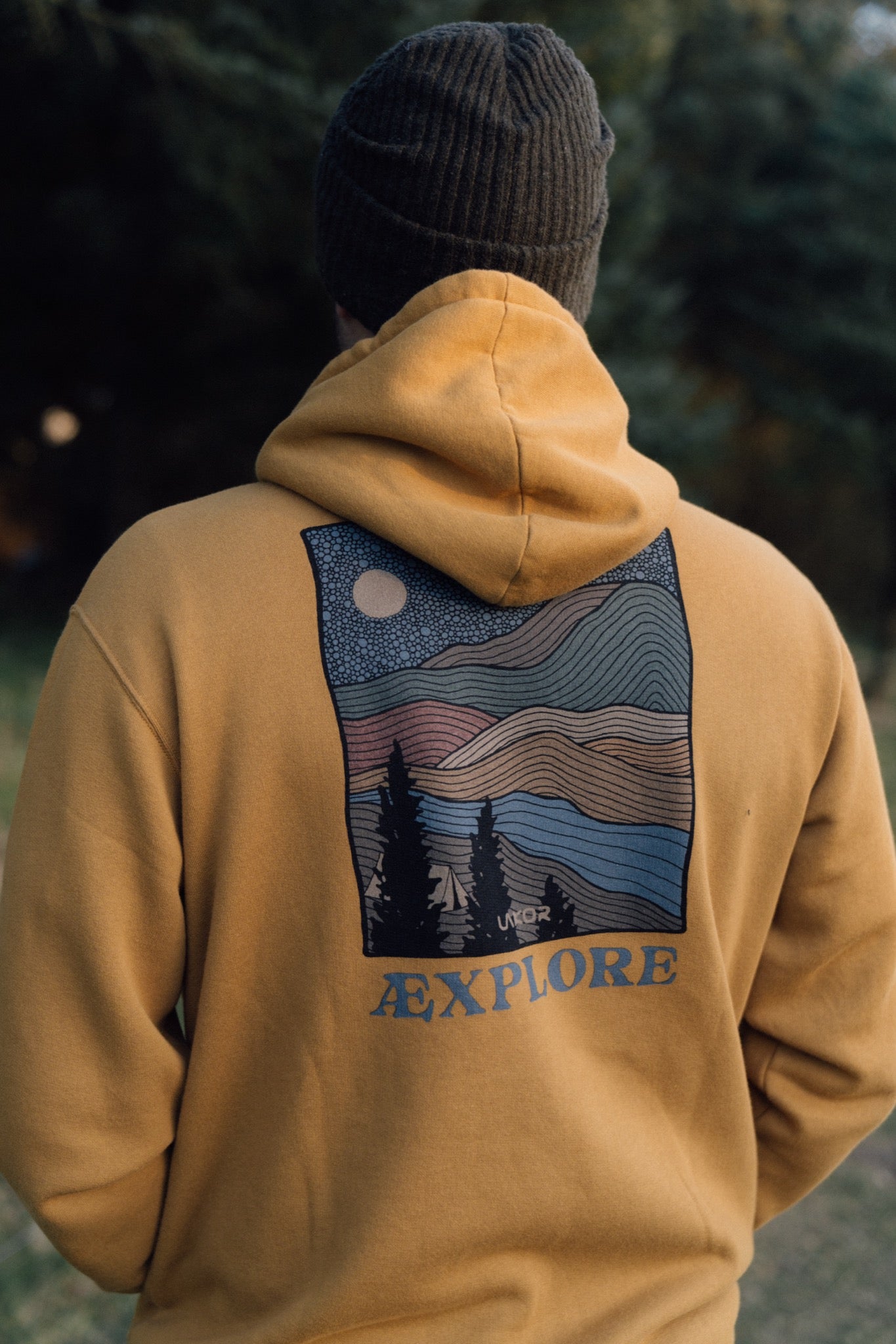 Out There Zip Hoodie (Wood Thrush)