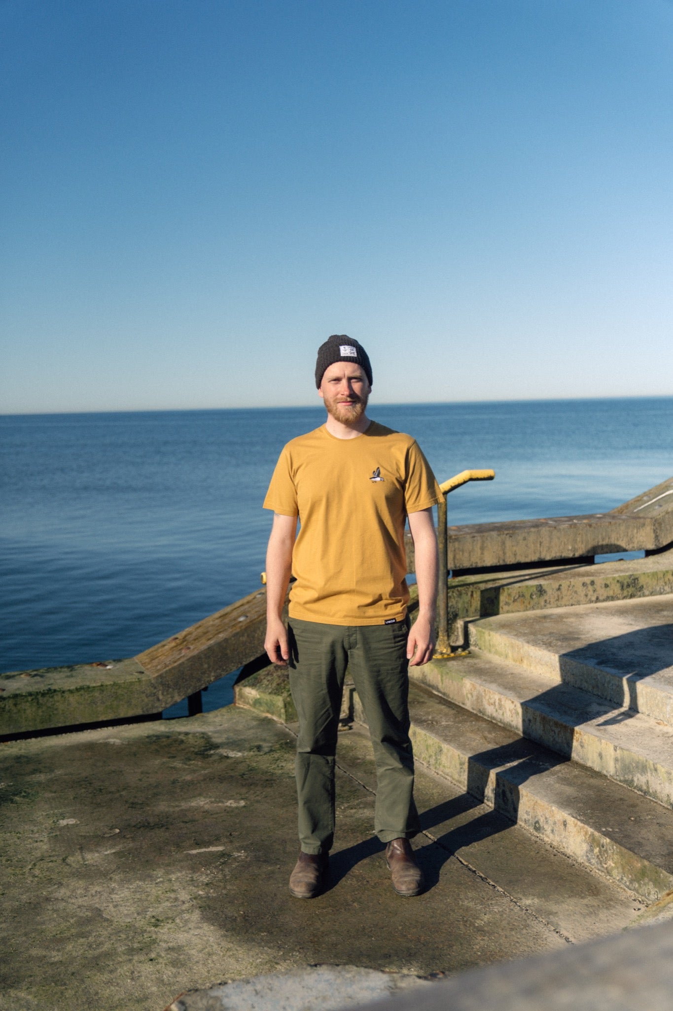 Mini Flying Puffin T-shirt (Wood Thrush)