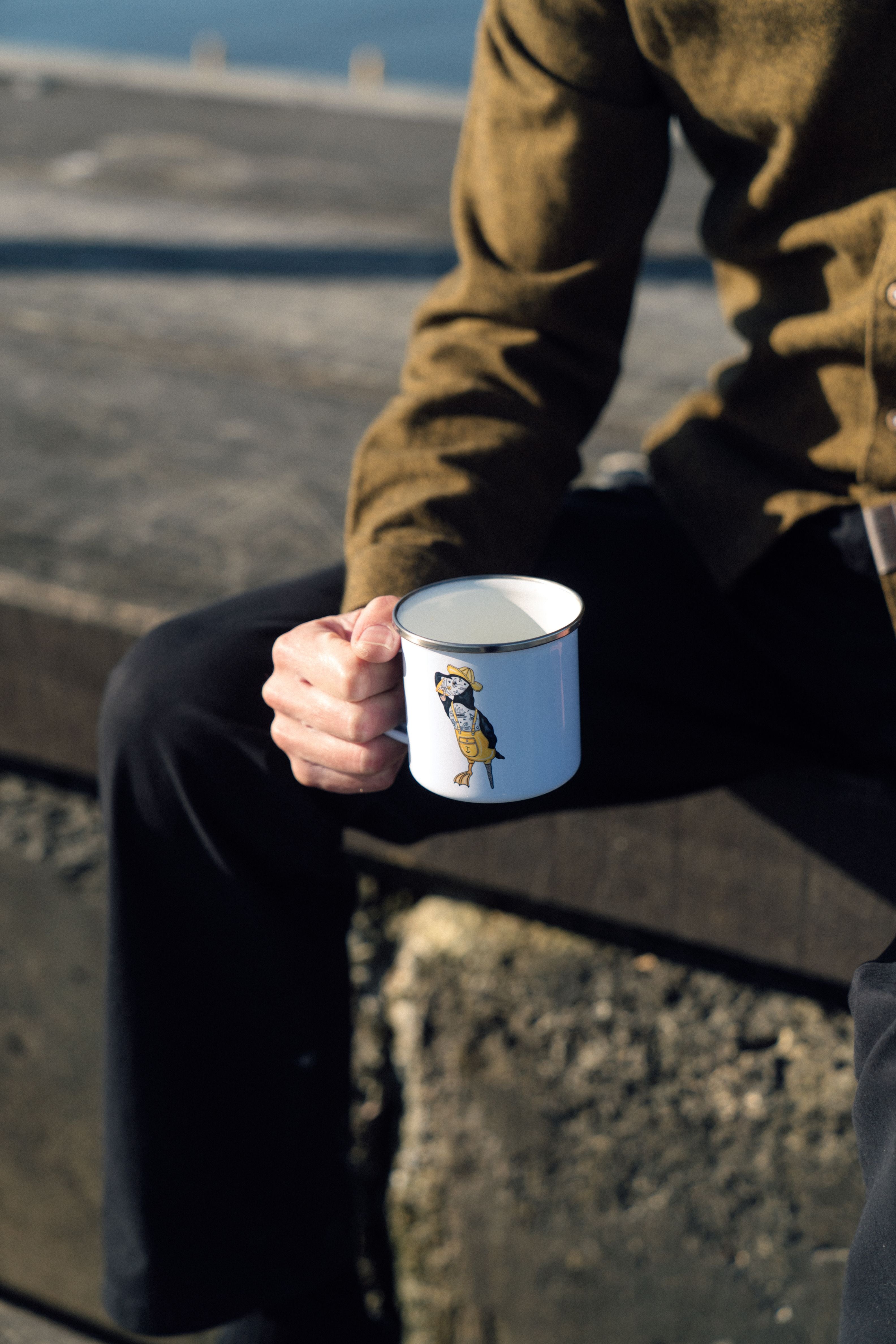 Seaparrot Seaman Emaljekrus