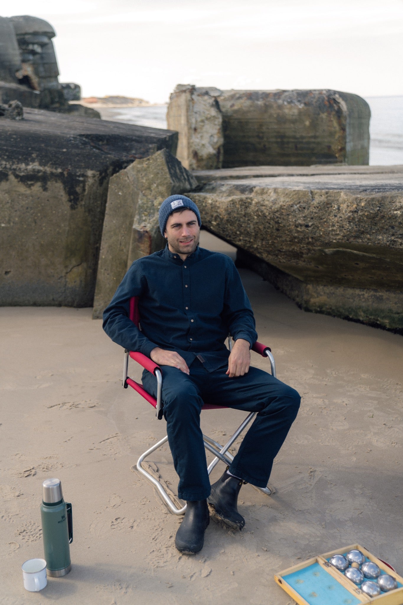 Plain Dal Shirt (Blueberry)