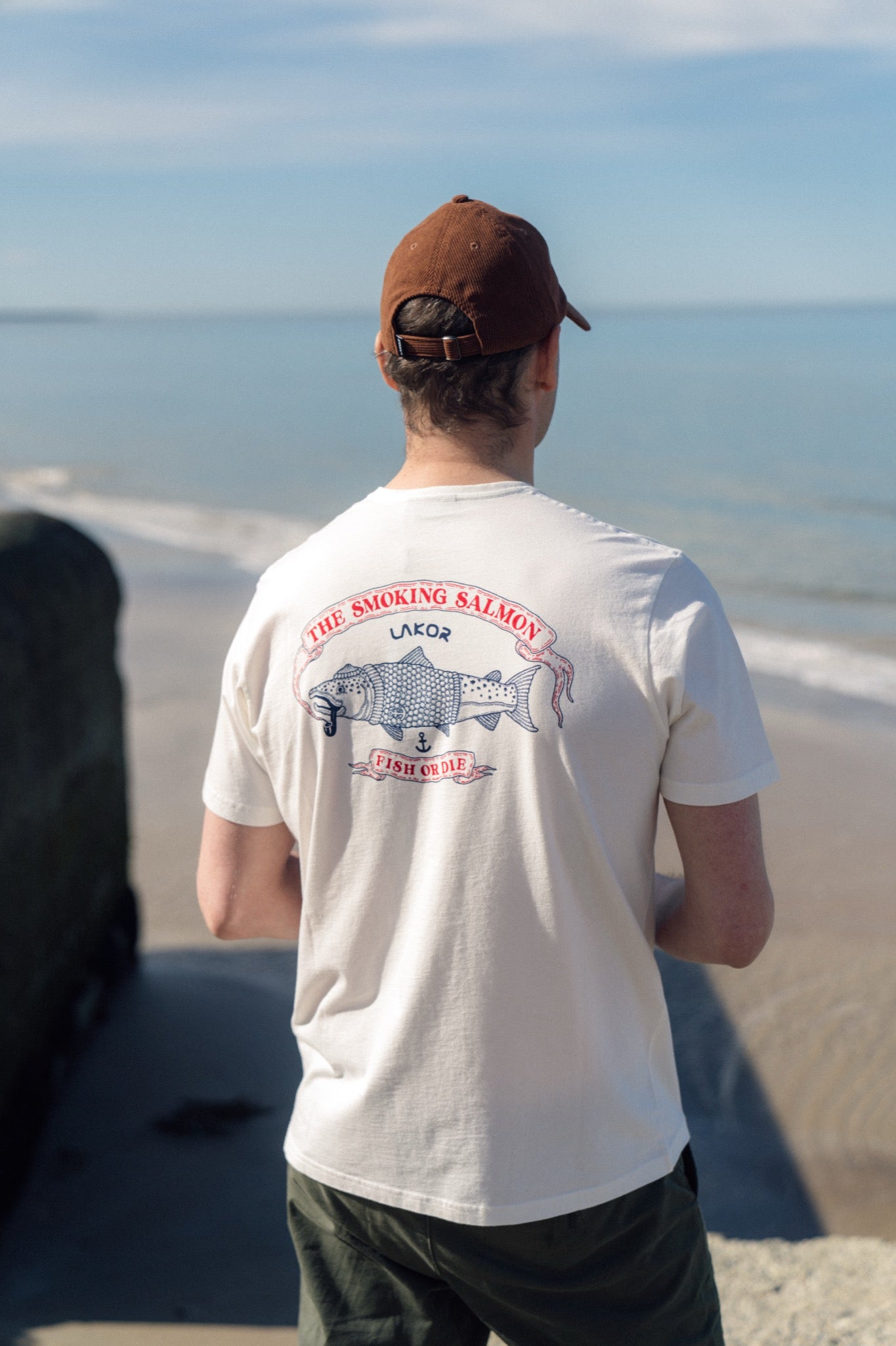 The Smoking Salmon T-shirt (Star White)