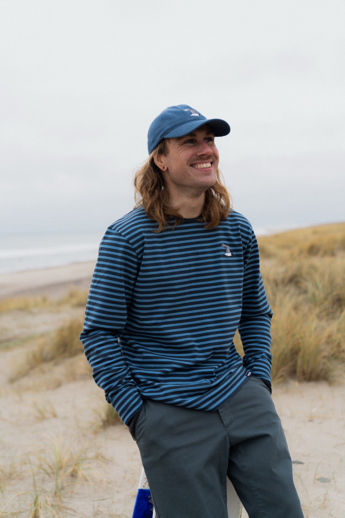 Flying Seagull Courd Cap (Captains Blue)