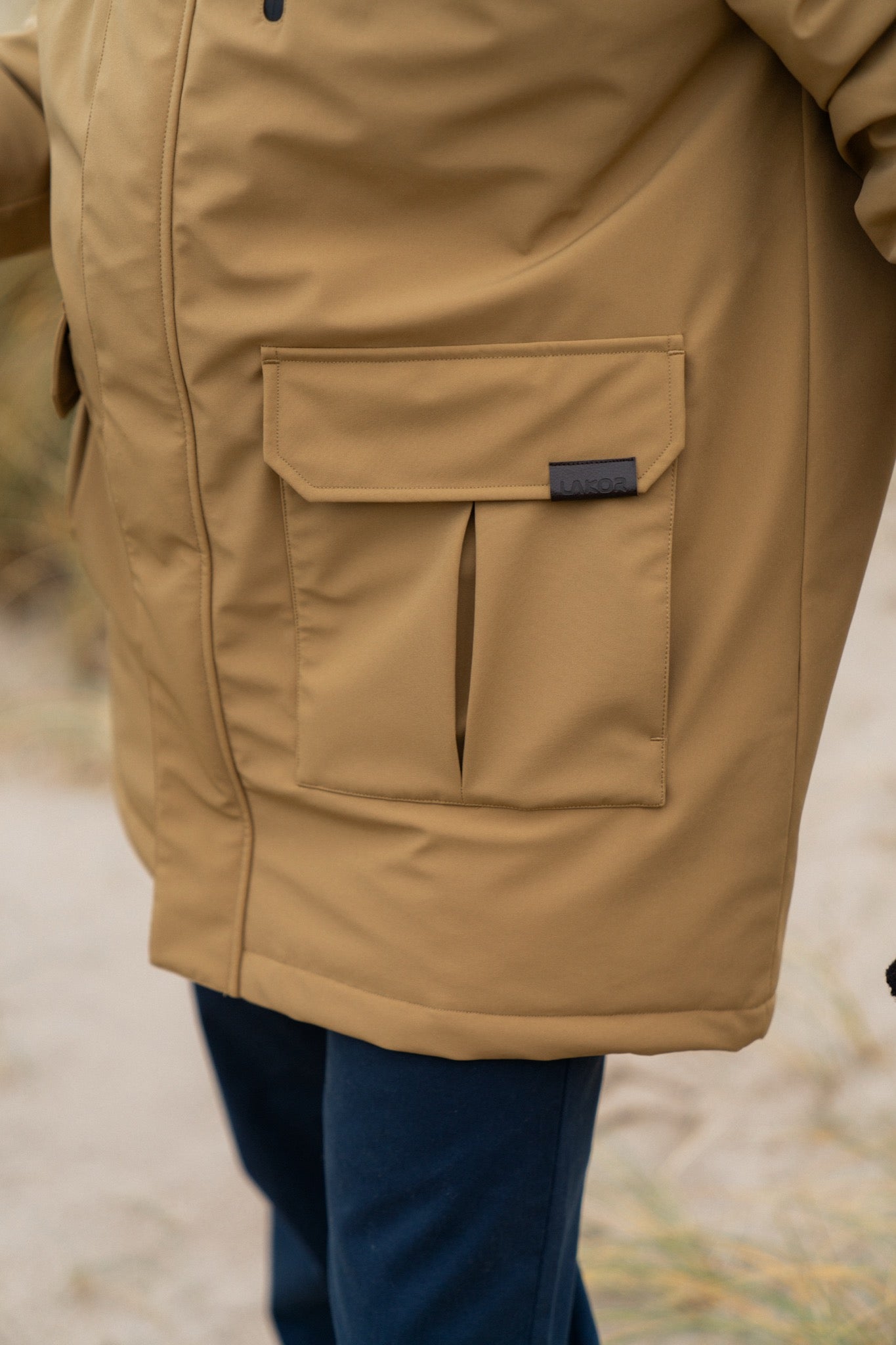 Parka Jacket (Dull Gold)
