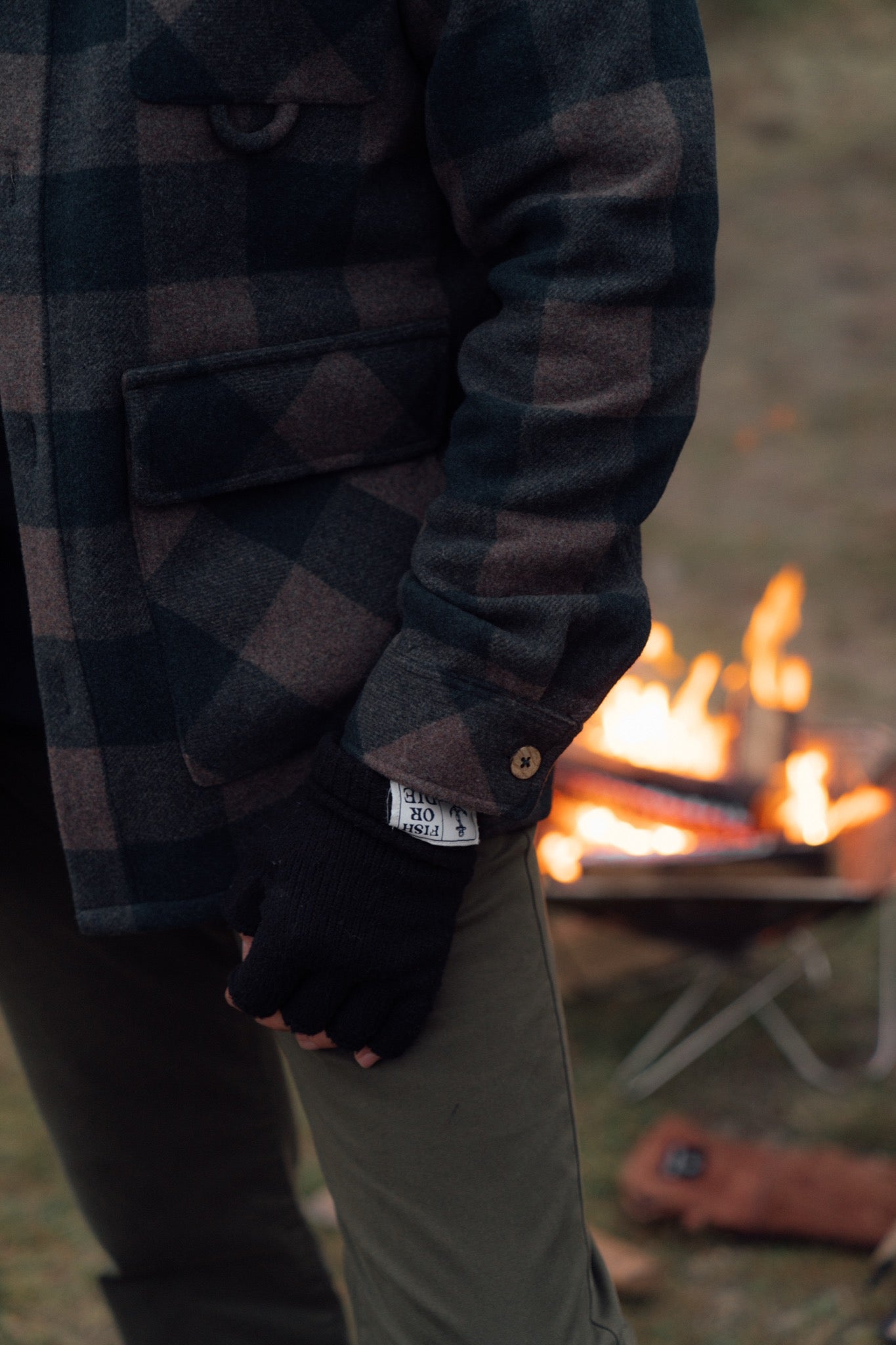 Birler Wool Jacket (Morel/Green Gables)