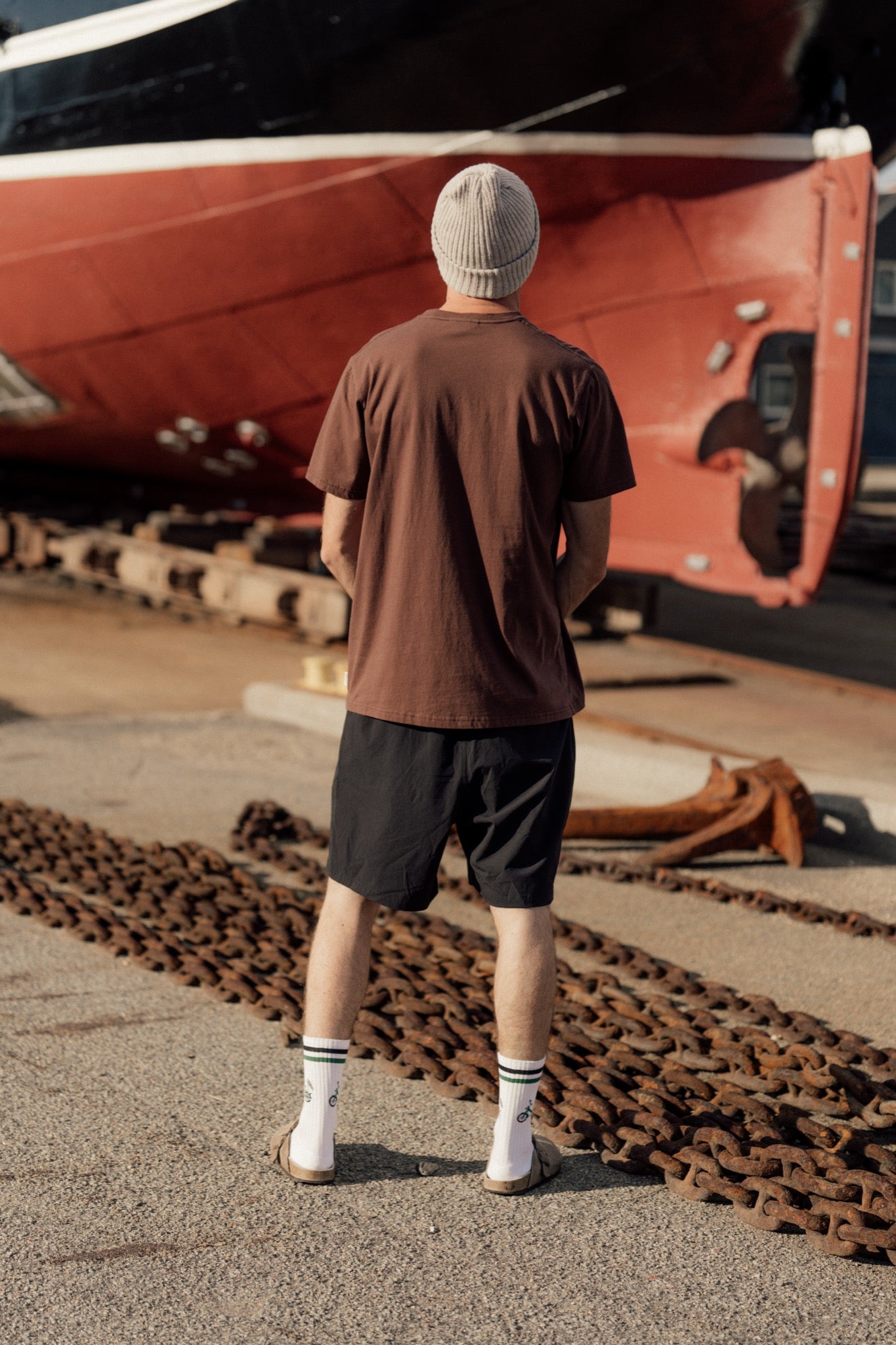 LAKOR Lakridspibe T-shirt T-Shirt Chicory Coffee