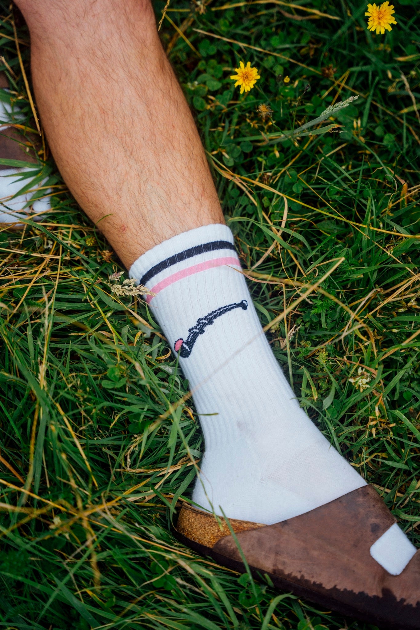 LAKOR Lakridspibe Tennis Socks Tennis Socks White