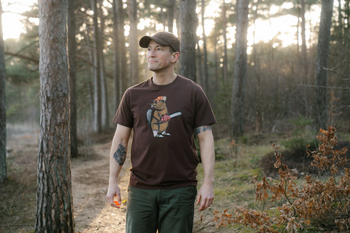 LAKOR Lazy Lumber T-shirt T-Shirt Chicory Coffee