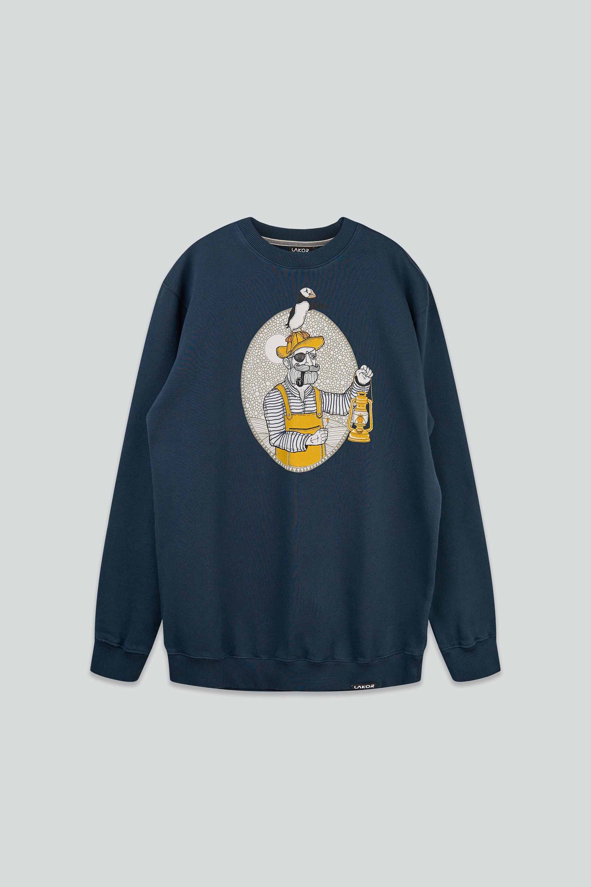Light the Way Crewneck (Blueberry)