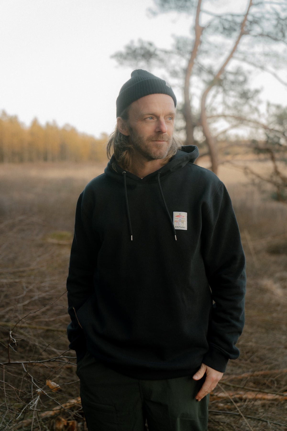 LAKOR Merino Wool Beanie Headwear Black