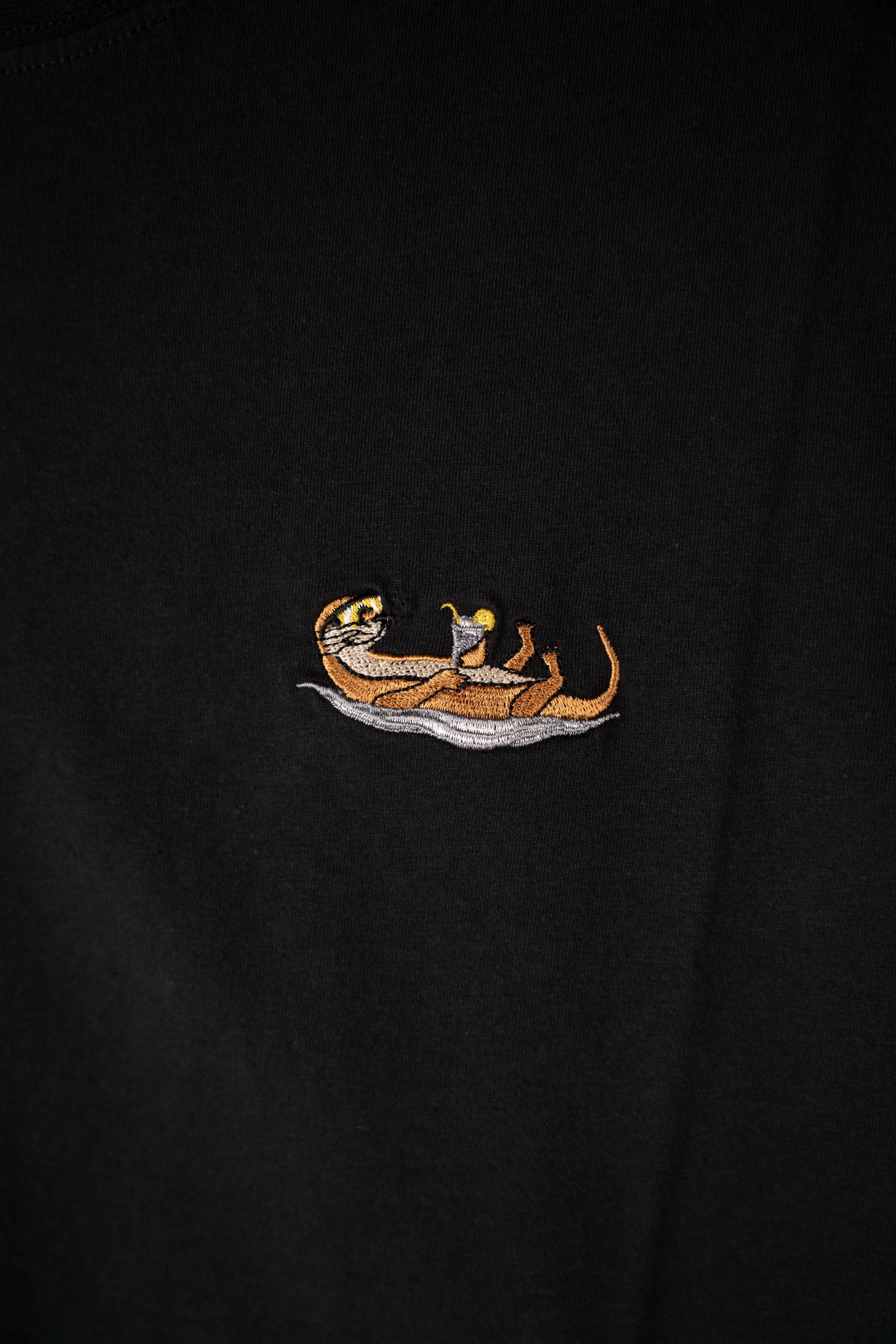 LAKOR Mini An Otter Vacation T-shirt T-Shirt Moonless Night
