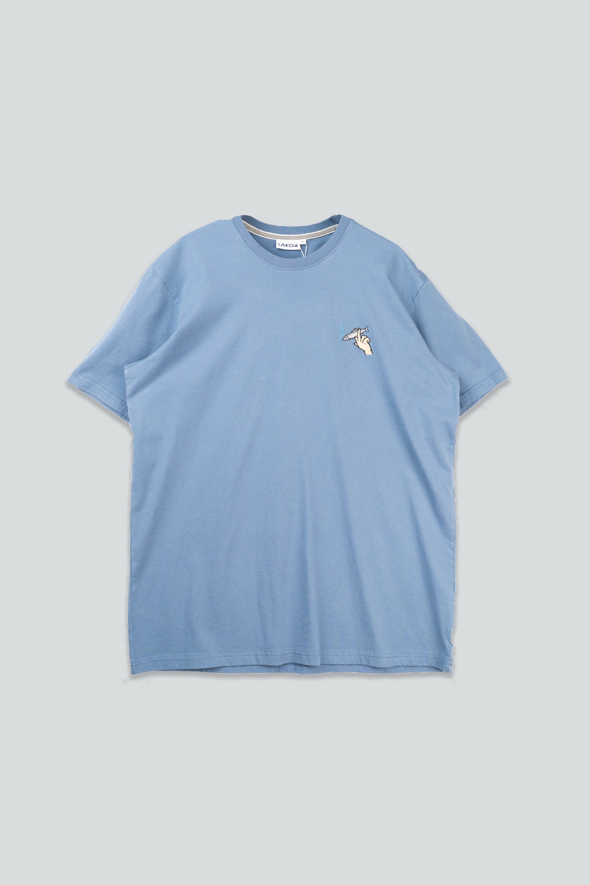 LAKOR Mini Smoking Fish Hand T-shirt T-Shirt Bering Sea