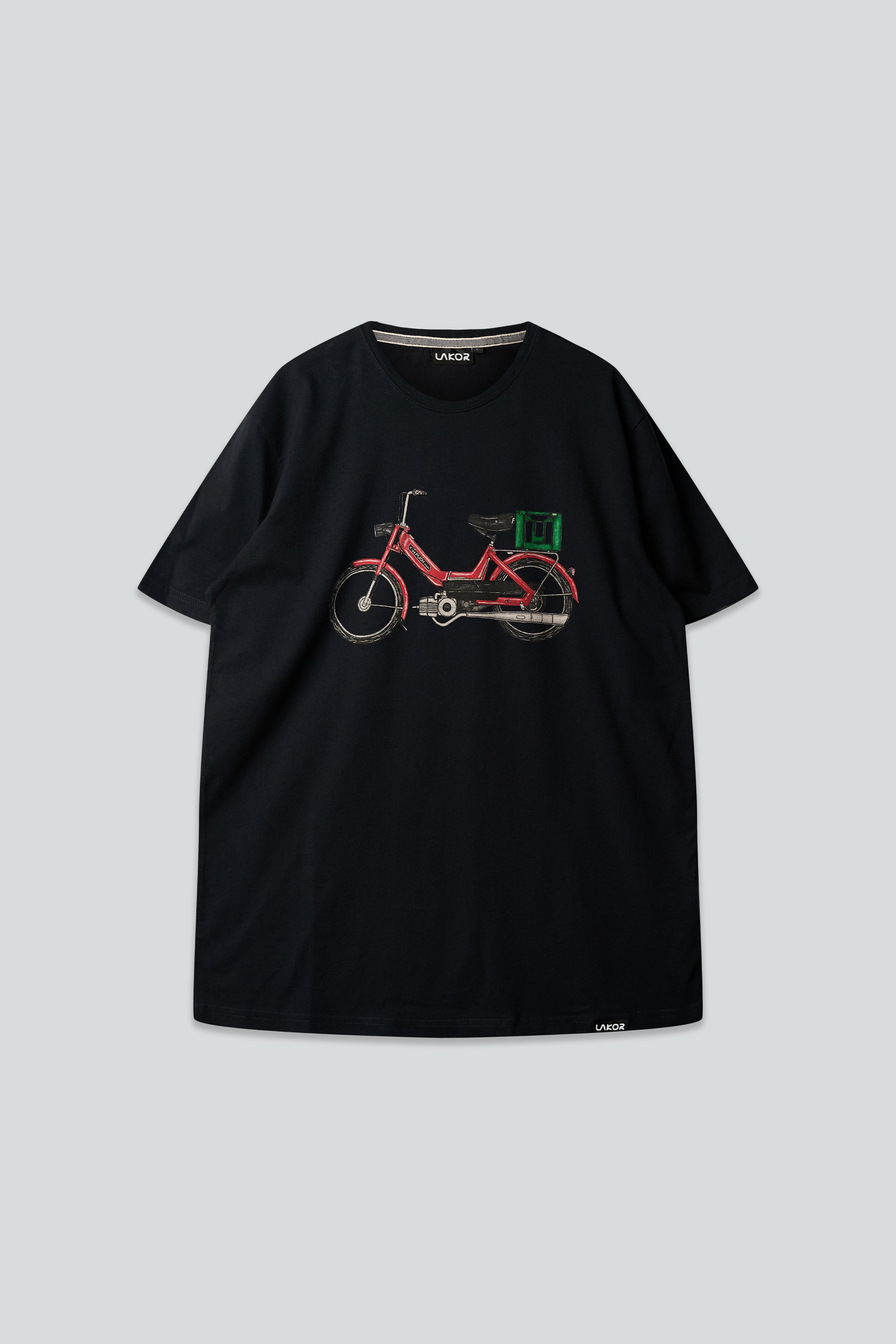 Red Maxi T-shirt (Moonless Night)