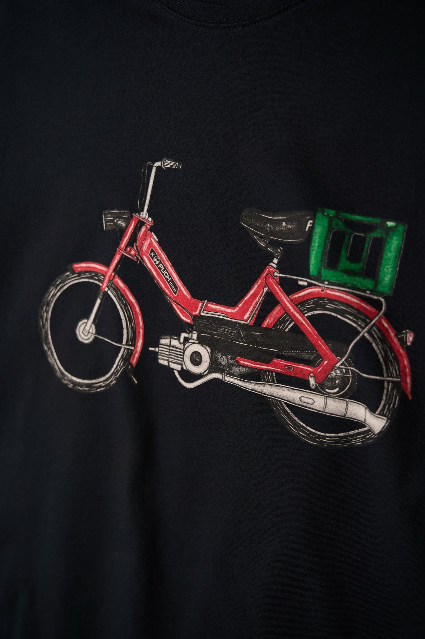 Red Maxi T-shirt (Moonless Night)