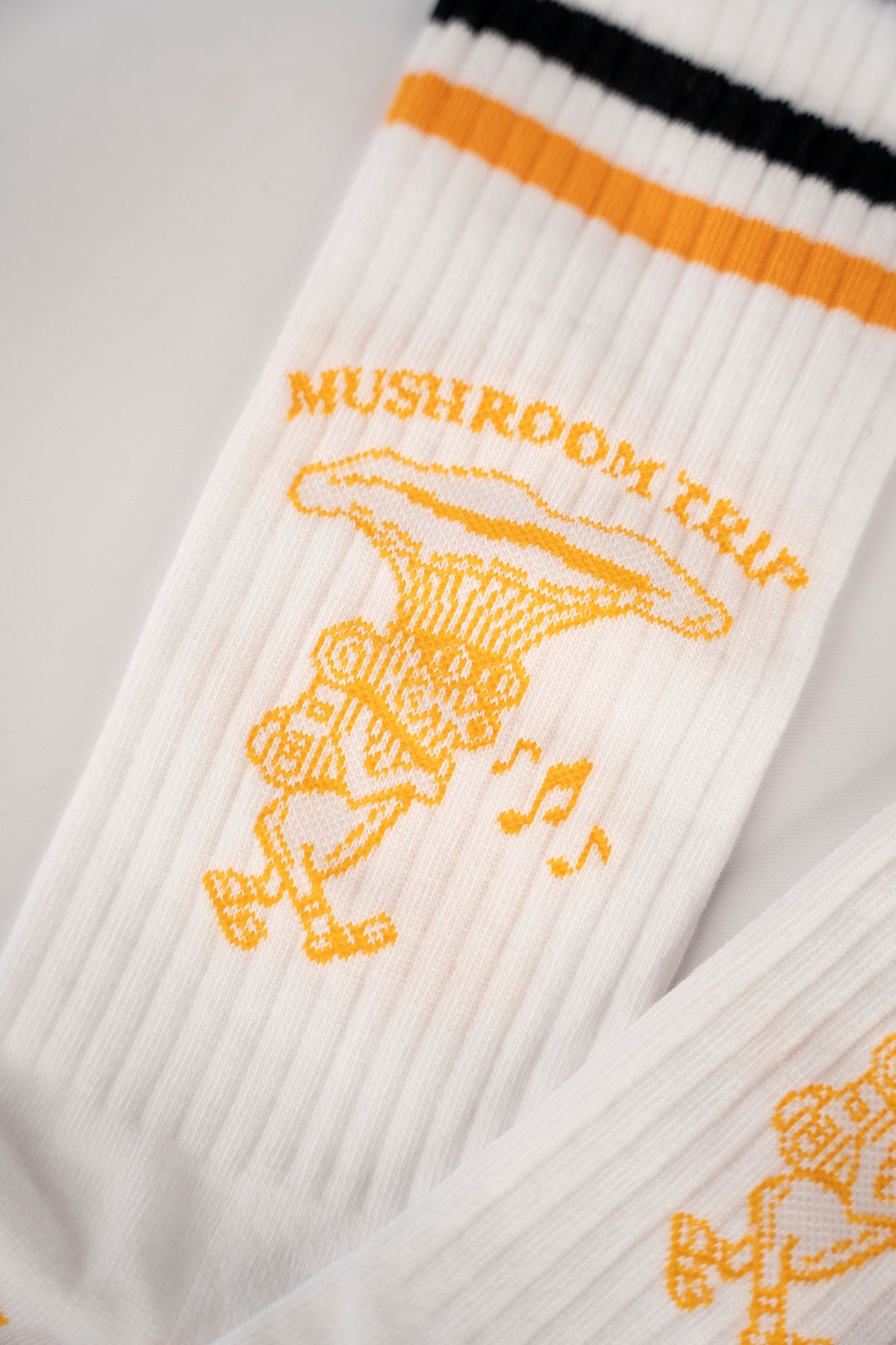 Mushroom Trip Socks - White