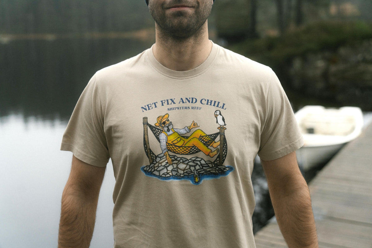 LAKOR Net Fix and Chill T-shirt T-Shirt White Pepper