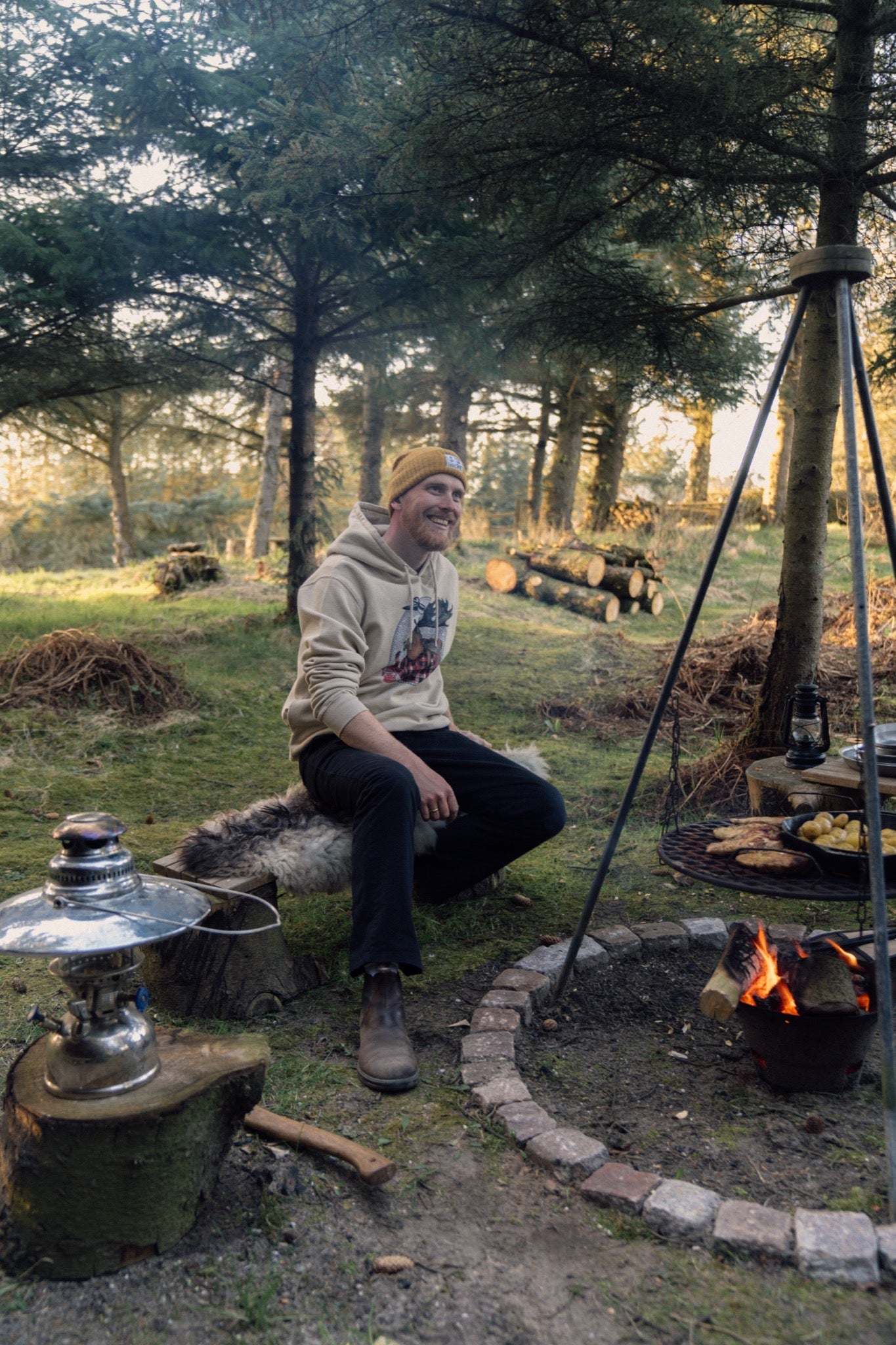 Pathfinders Hoodie - White Pepper