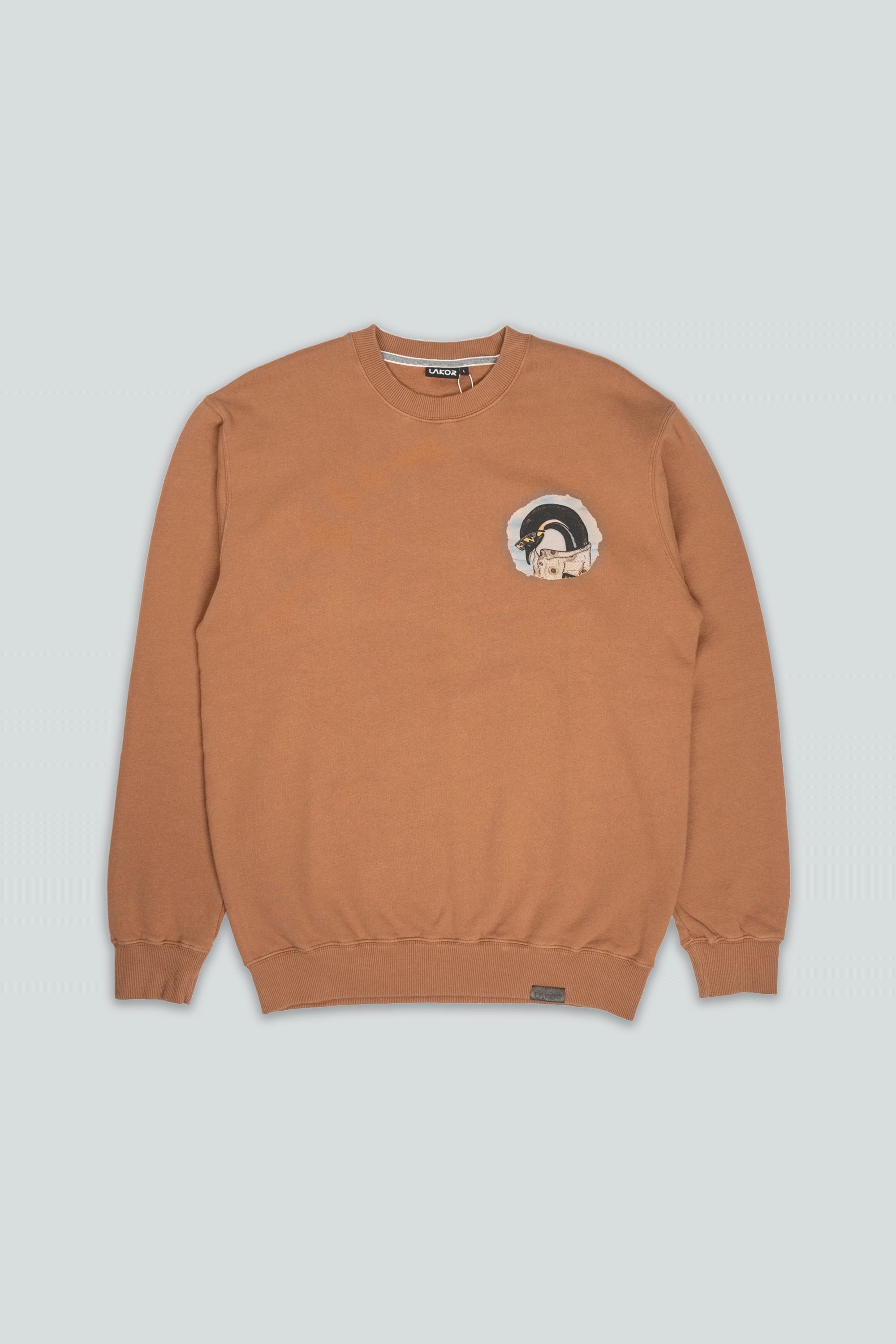 LAKOR Pool Party Penguin Crewneck Sweatshirt Partridge