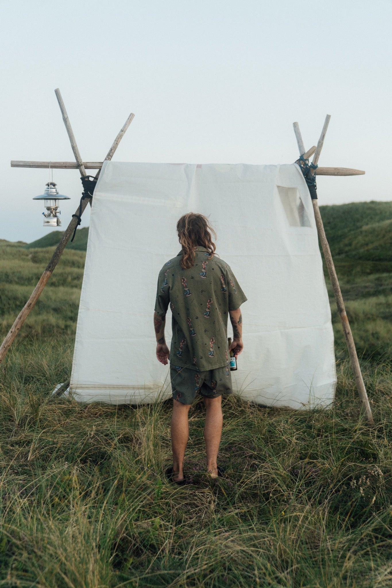 Dashboard Hula Swim Shorts (Deep Lichen Green)