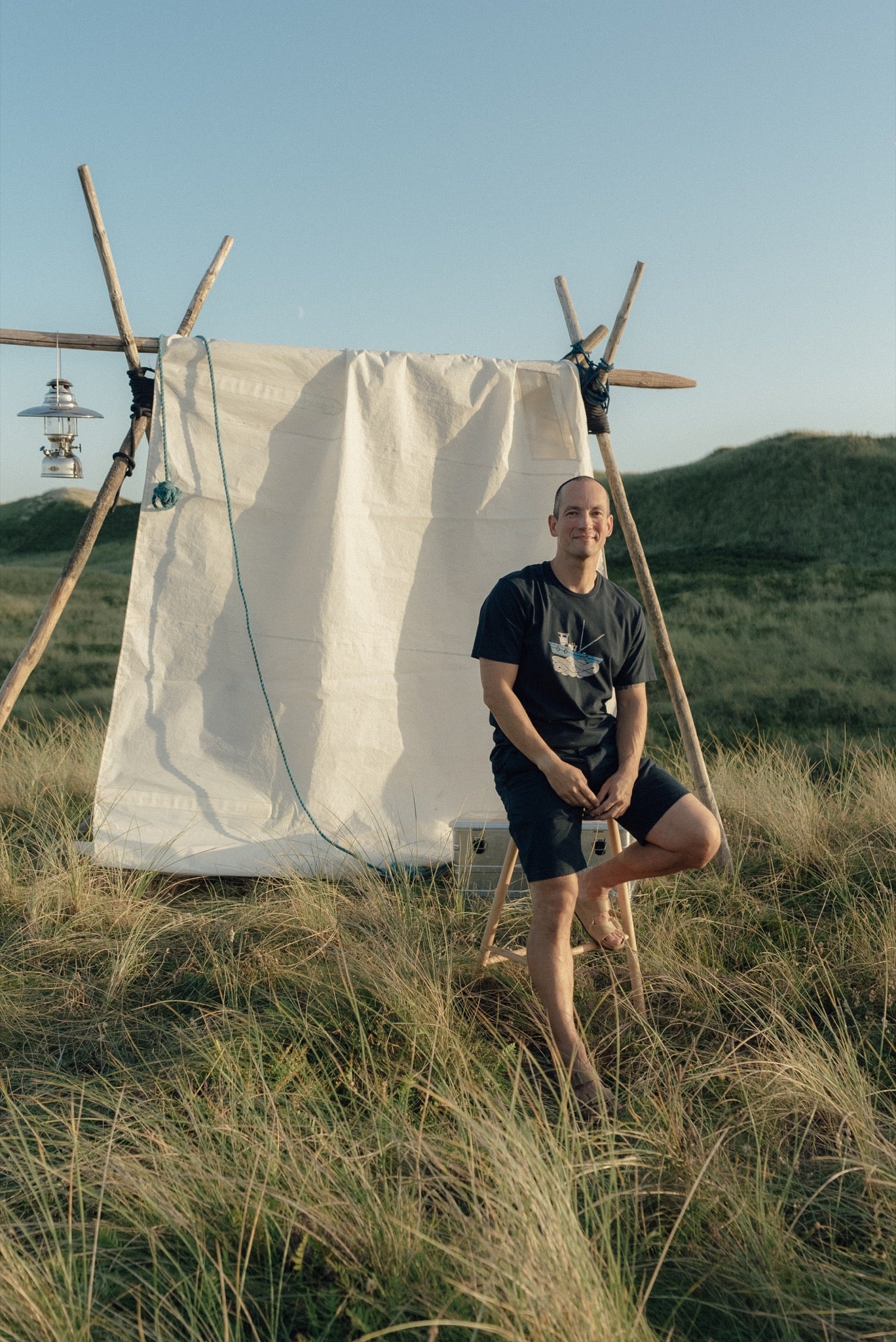 Fishing Vessel T-shirt (Blueberry)