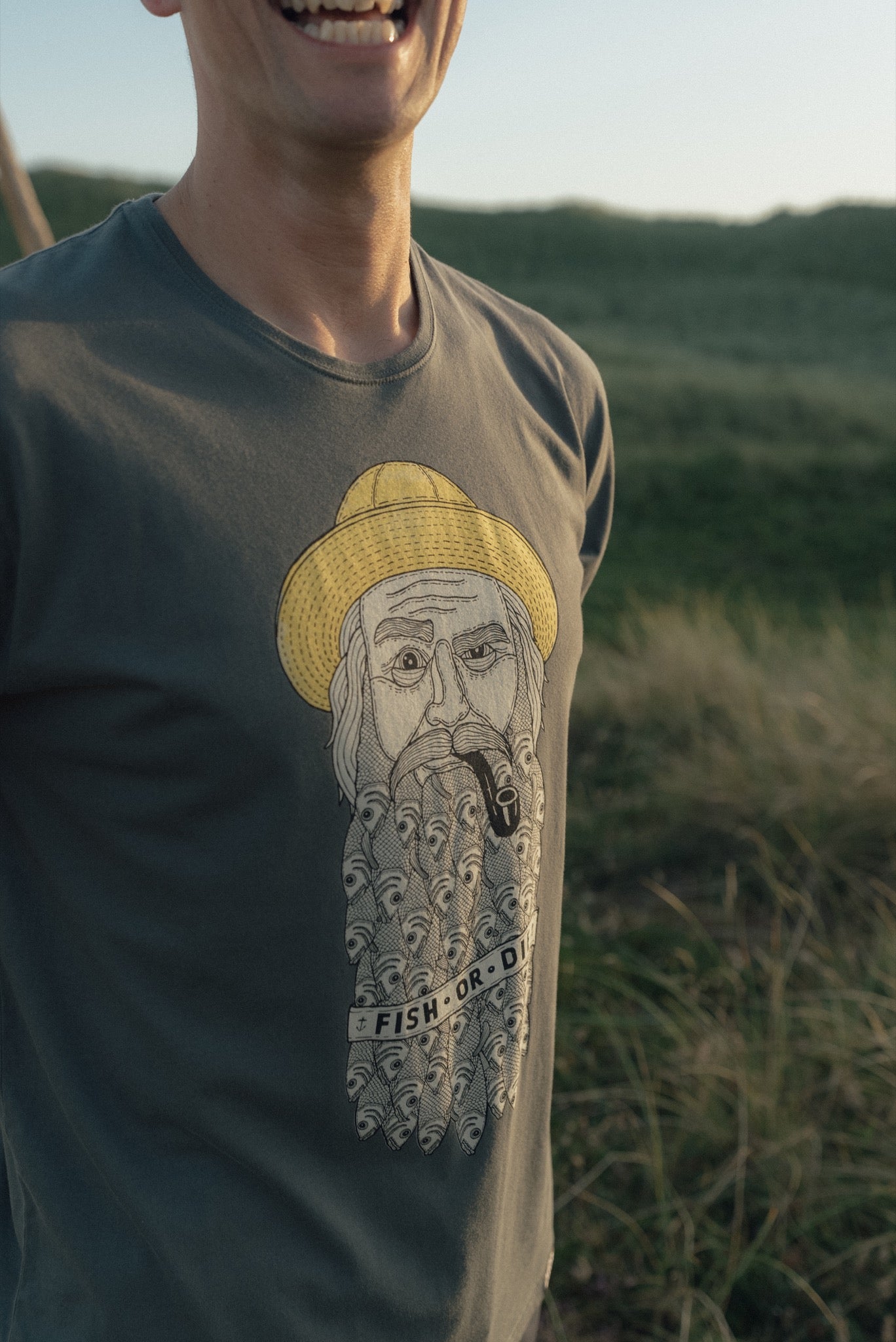 Fishy Beard T-shirt (Urban Chic)