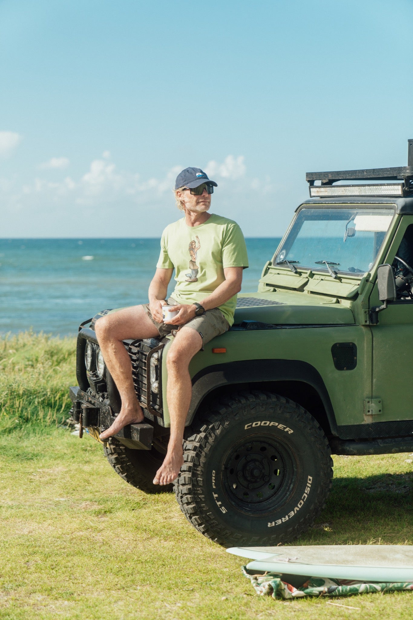 Dashboard Hula Swim Shorts (Deep Lichen Green)